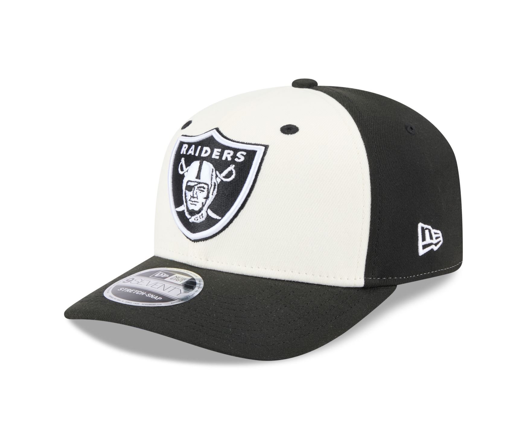 Bone New Era  9SEVENTY Strtch Snap  Las Vegas Raiders NFL Branco