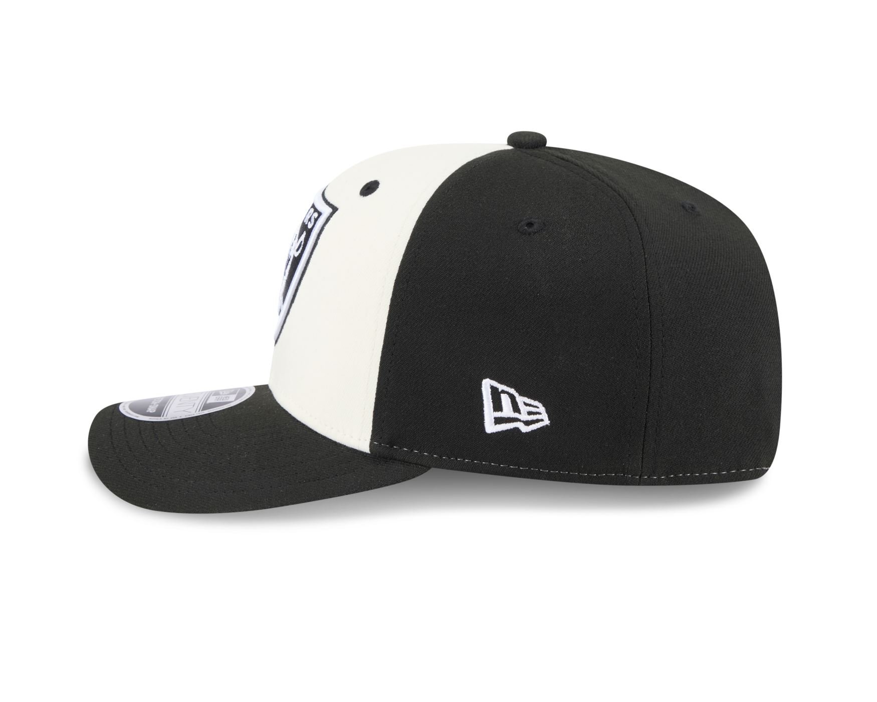 Bone New Era 9SEVENTY Strtch Snap Las Vegas Raiders NFL Branco Branco/Preto 7