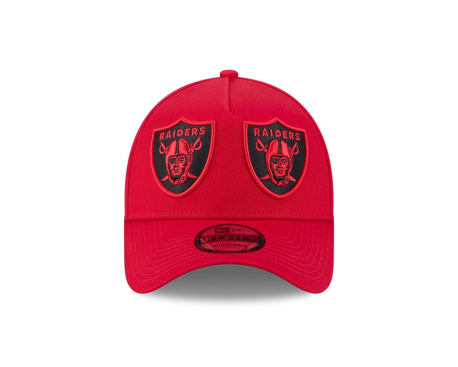 Bone New Era  9FORTY A-Frame Las Vegas Raiders NFL Vermelho Vermelho 2