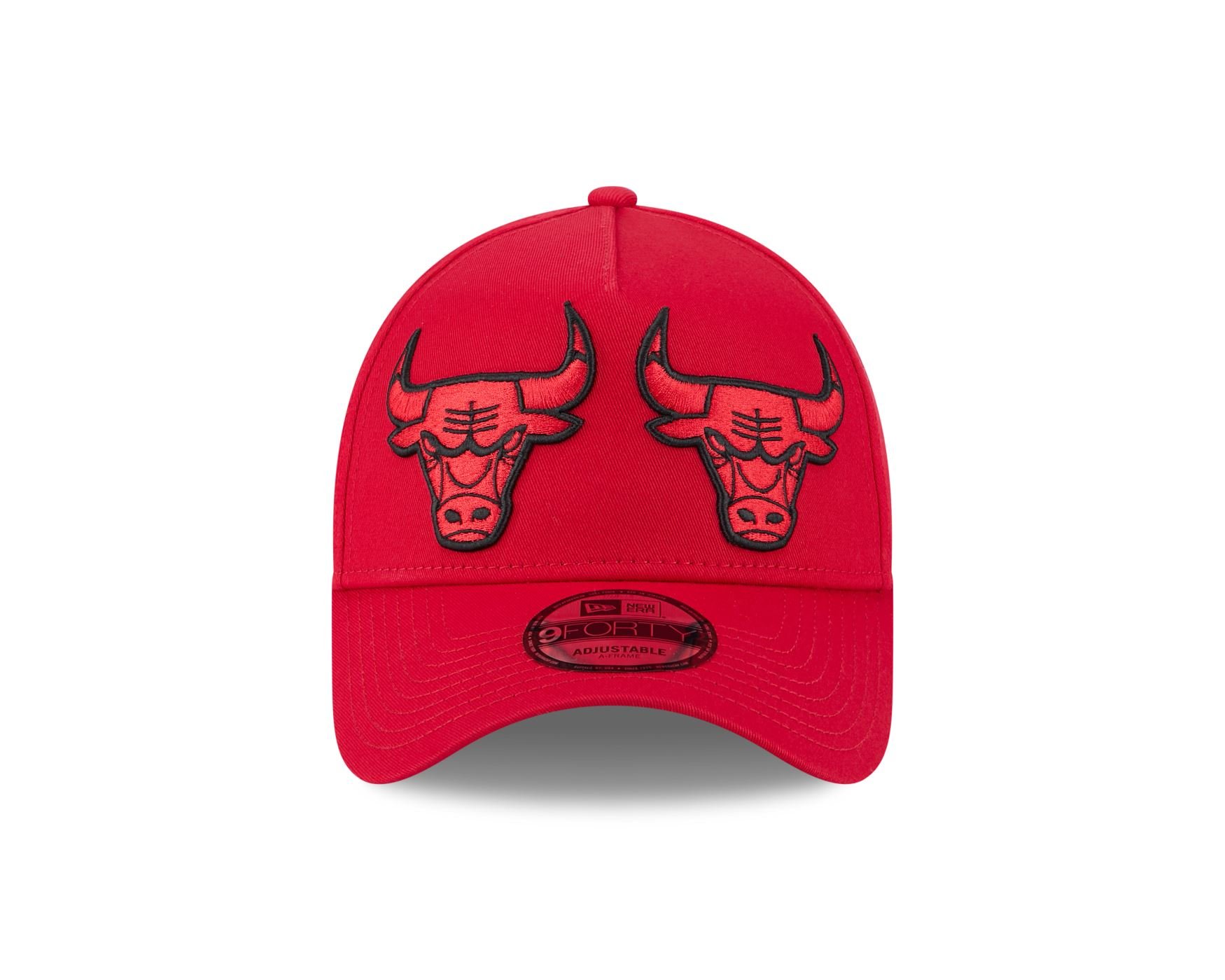 Bone New Era  9FORTY A-Frame Chicago Bulls NBA Vermelho Vermelho 2