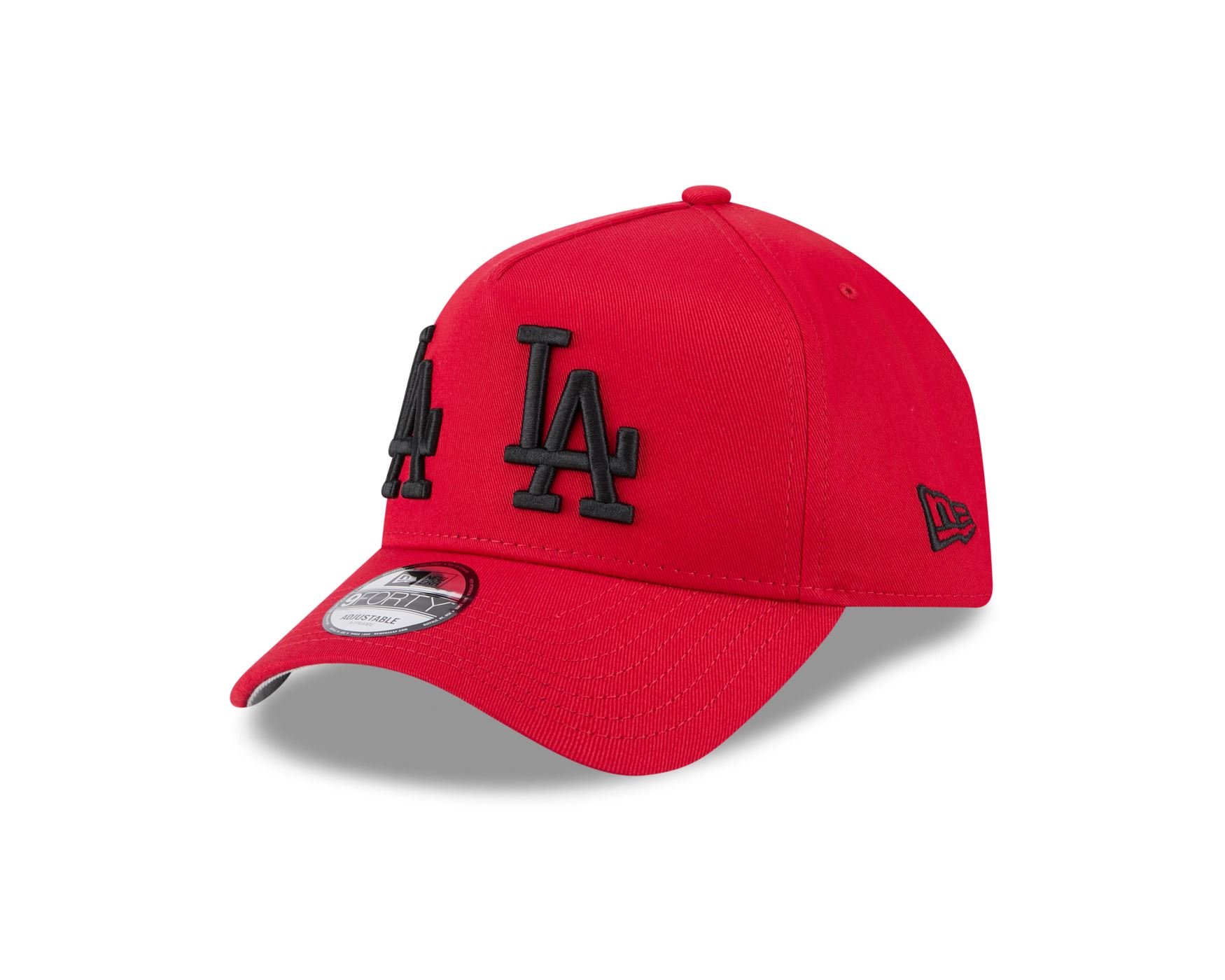 Bone New Era  9FORTY A-Frame Los Angeles Dodgers MLB Vermelho