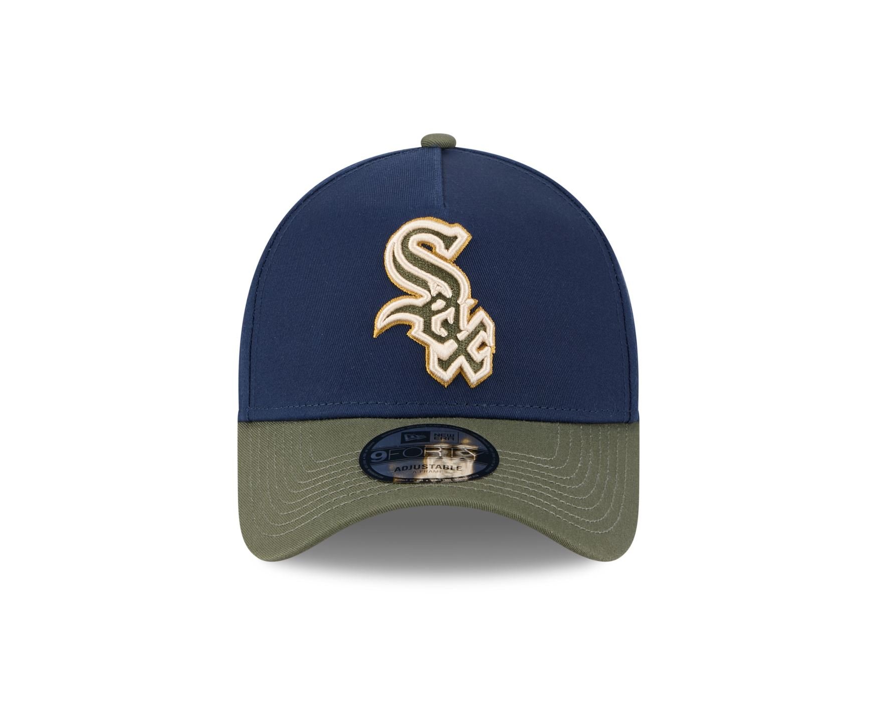 Bone New Era 9FORTY A-FRAME SNAPBACK Chicago White Sox MLB Azul Azul/Verde 2