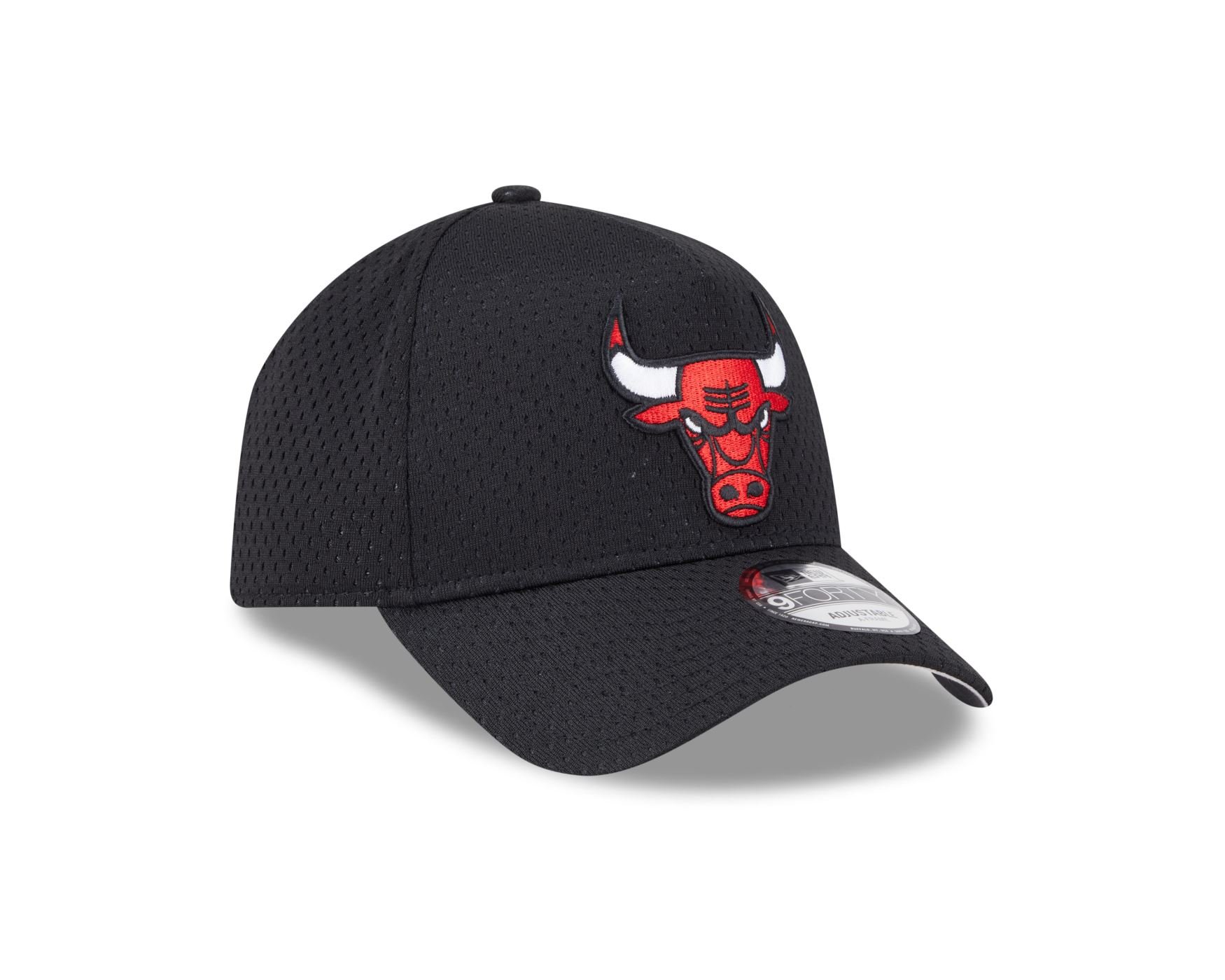 Bone New Era 9FORTY A-FRAME SNAPBACK Chicago Bulls NBA Off White Preto 3