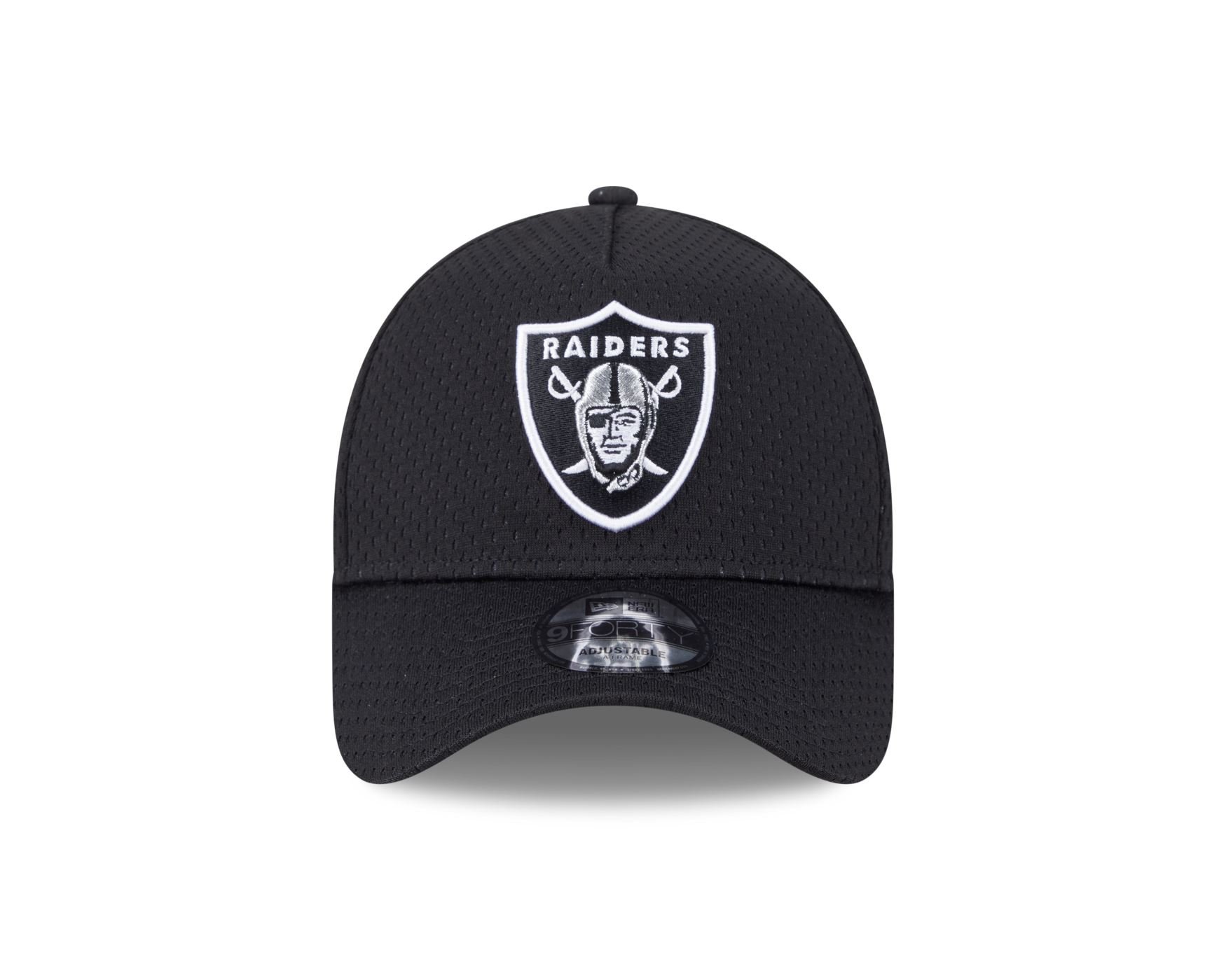 Bone New Era 9FORTY A-FRAME SNAPBACK Las Vegas Raiders NFL Preto Preto 2