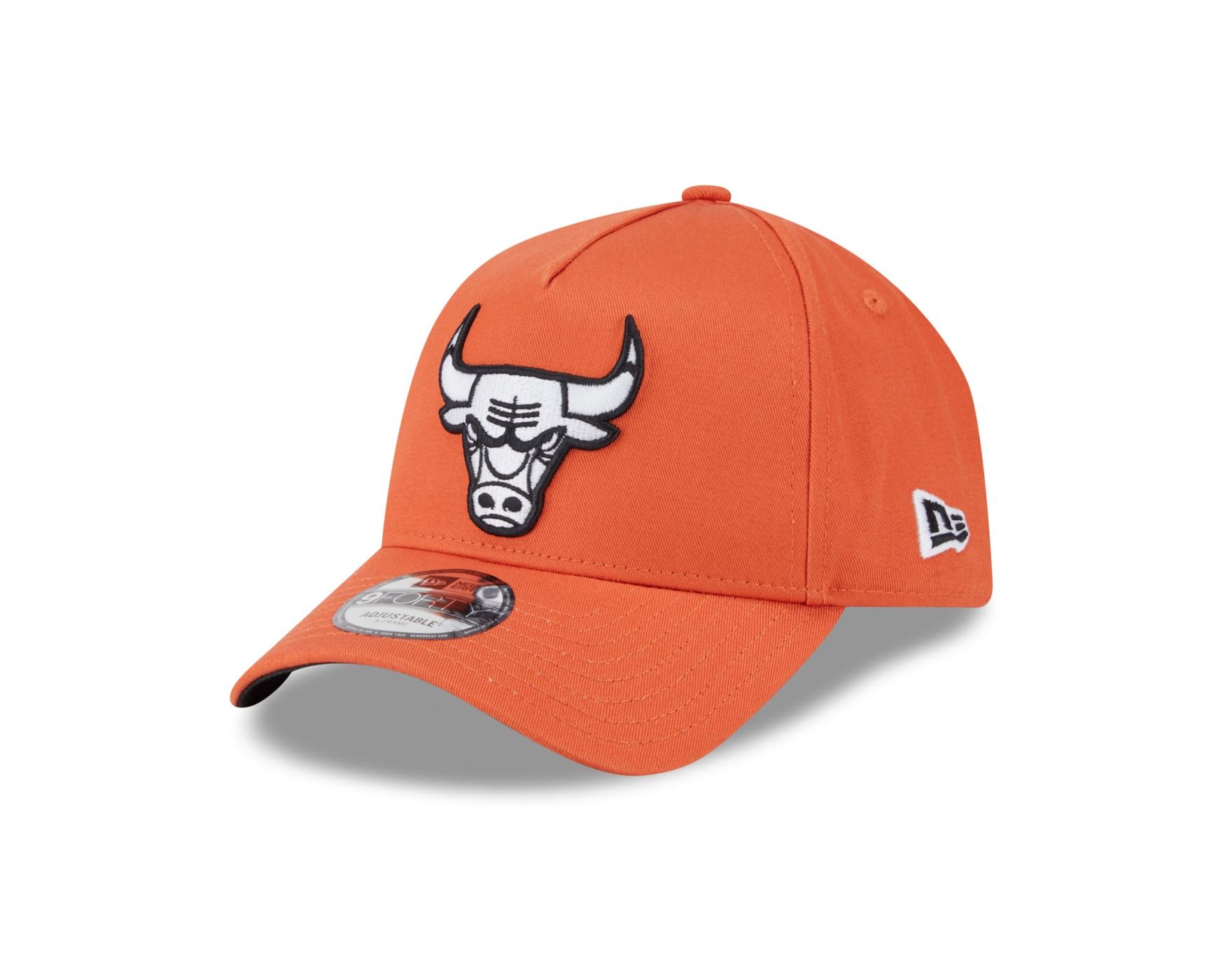 Bone New Era 9FORTY A-FRAME SNAPBACK Chicago Bulls NBA Laranja