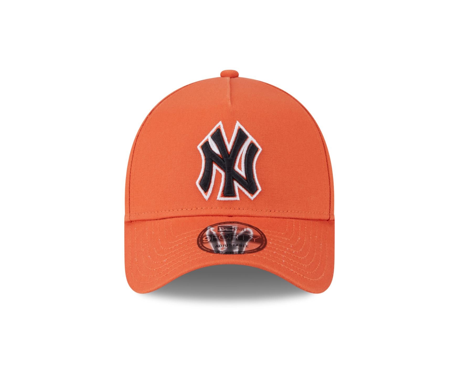 Bone New Era 9FORTY A-FRAME SNAPBACK New York Yankees MLB Laranja Laranja 2