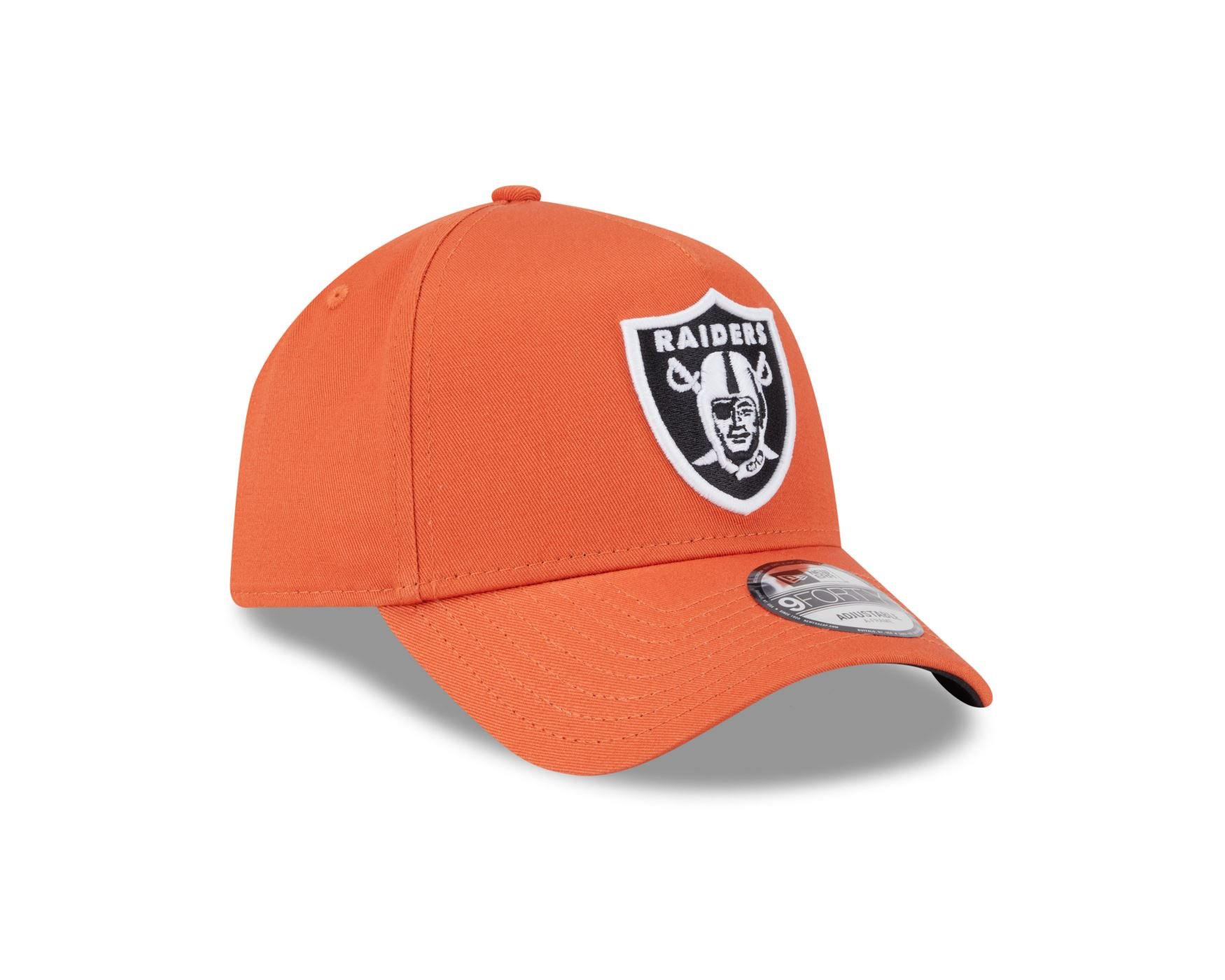 Bone New Era 9FORTY A-FRAME SNAPBACK Las Vegas Raiders NFL Laranja Laranja 3