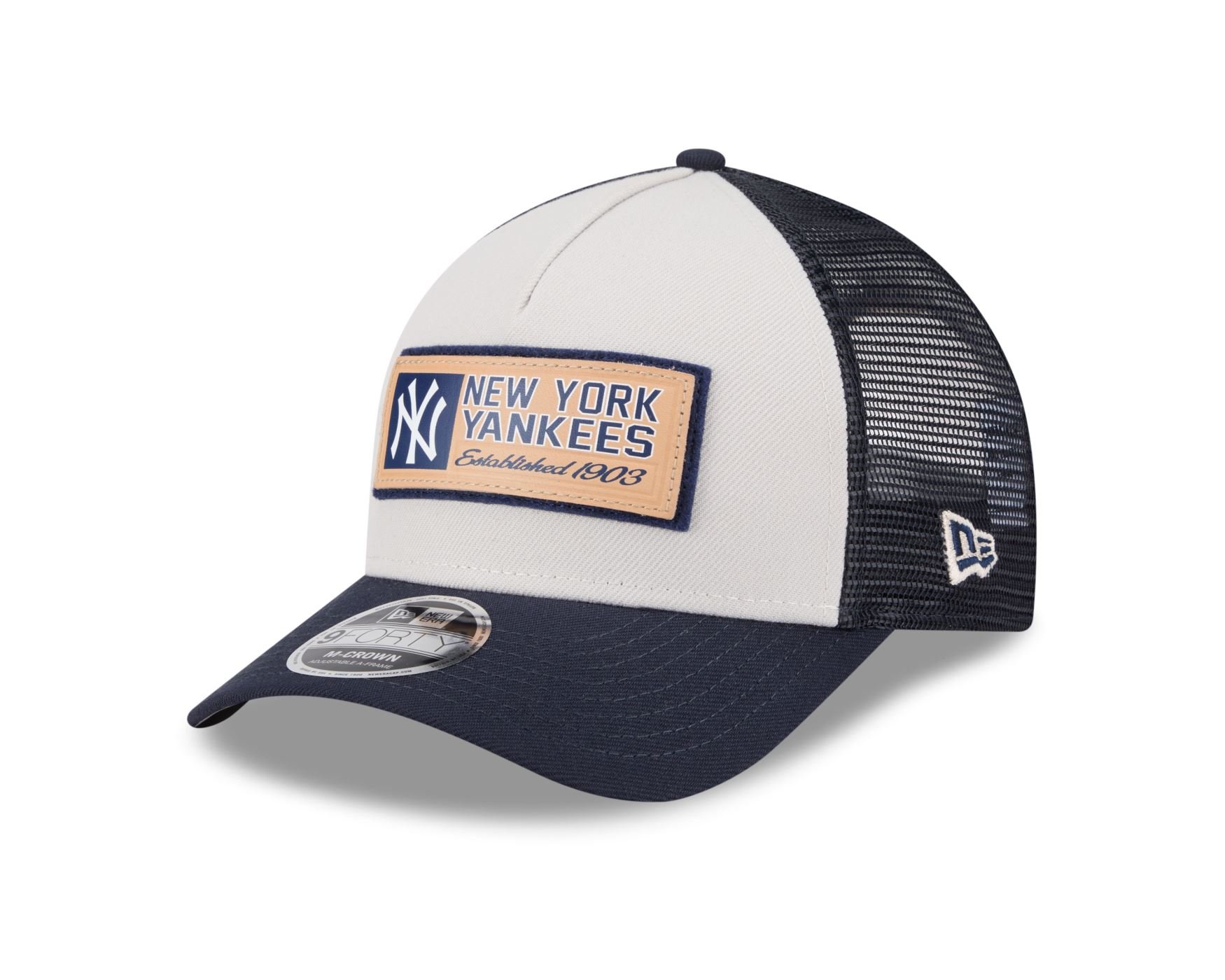 Bone New Era 9FORTY M-CROWN New York Yankees MLB Marinho