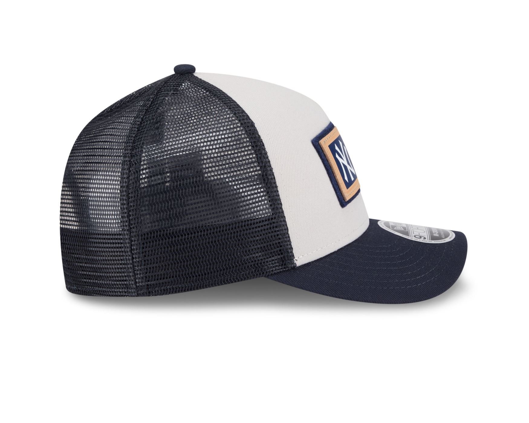 Bone New Era 9FORTY M-CROWN New York Yankees MLB Marinho Branco/Azul 4