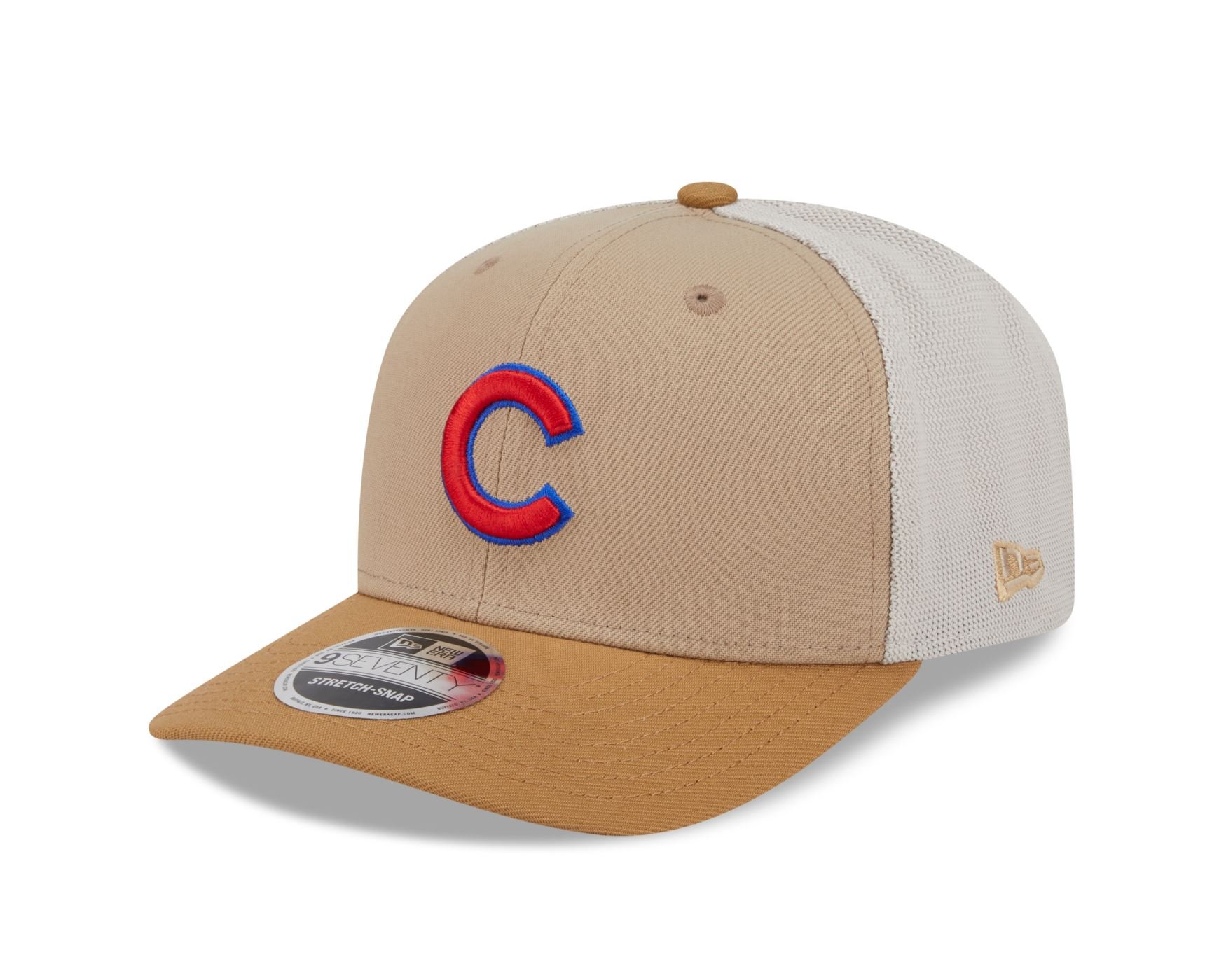 Bone New Era 9SEVENTY STRETCH SNAP Chicago Cubs MLB Bege
