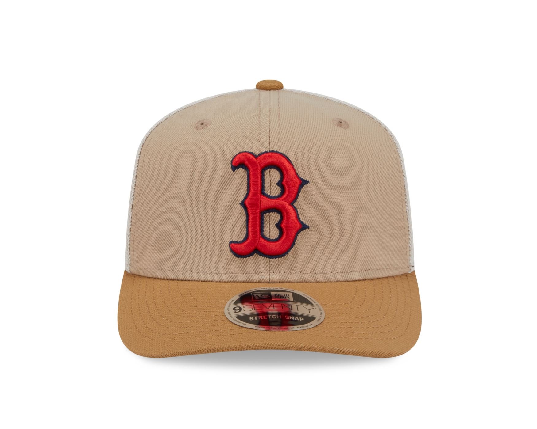 Bone New Era 9SEVENTY STRETCH SNAP Boston Red Sox MLB Bege Bege 2