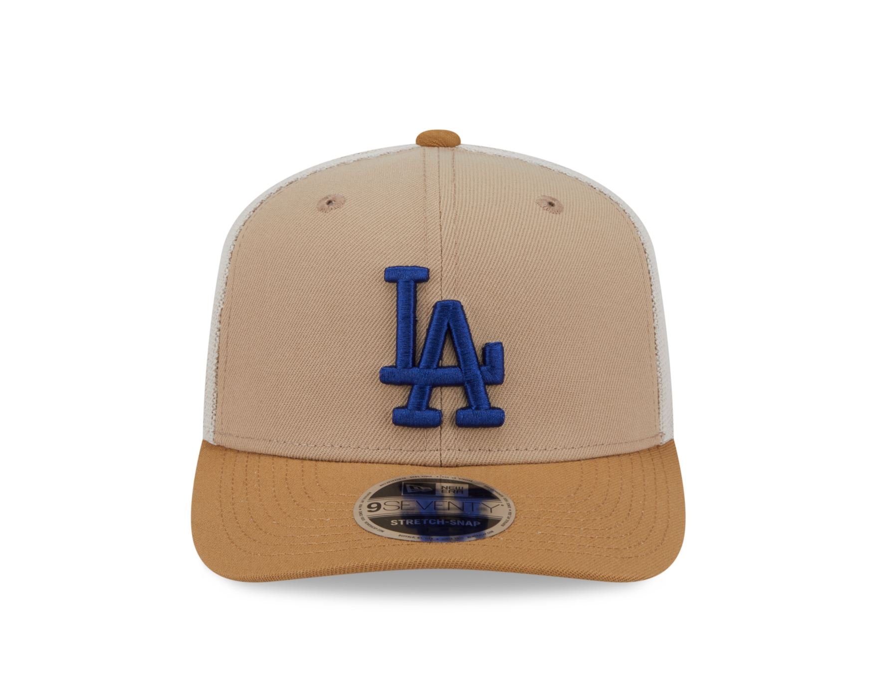 Bone New Era 9SEVENTY STRETCH SNAP Los Angeles Dodgers MLB Bege Bege 2