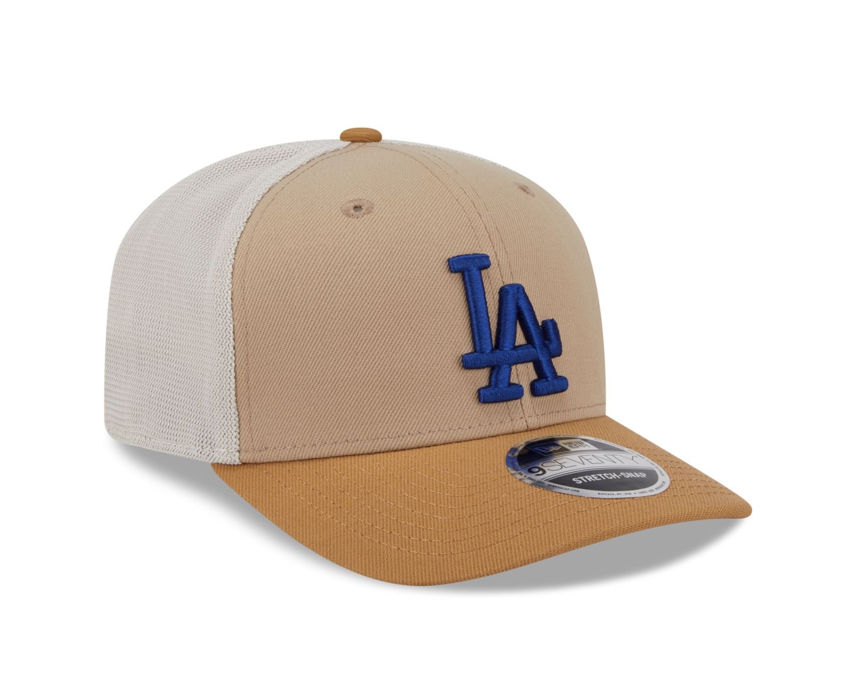 Bone New Era 9SEVENTY STRETCH SNAP Los Angeles Dodgers MLB Bege Bege 3