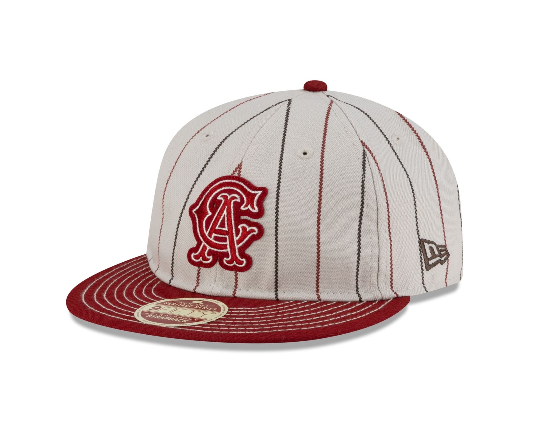 Bone New Era 9FIFTY RETRO CROWN SN California Angels MLB Off White