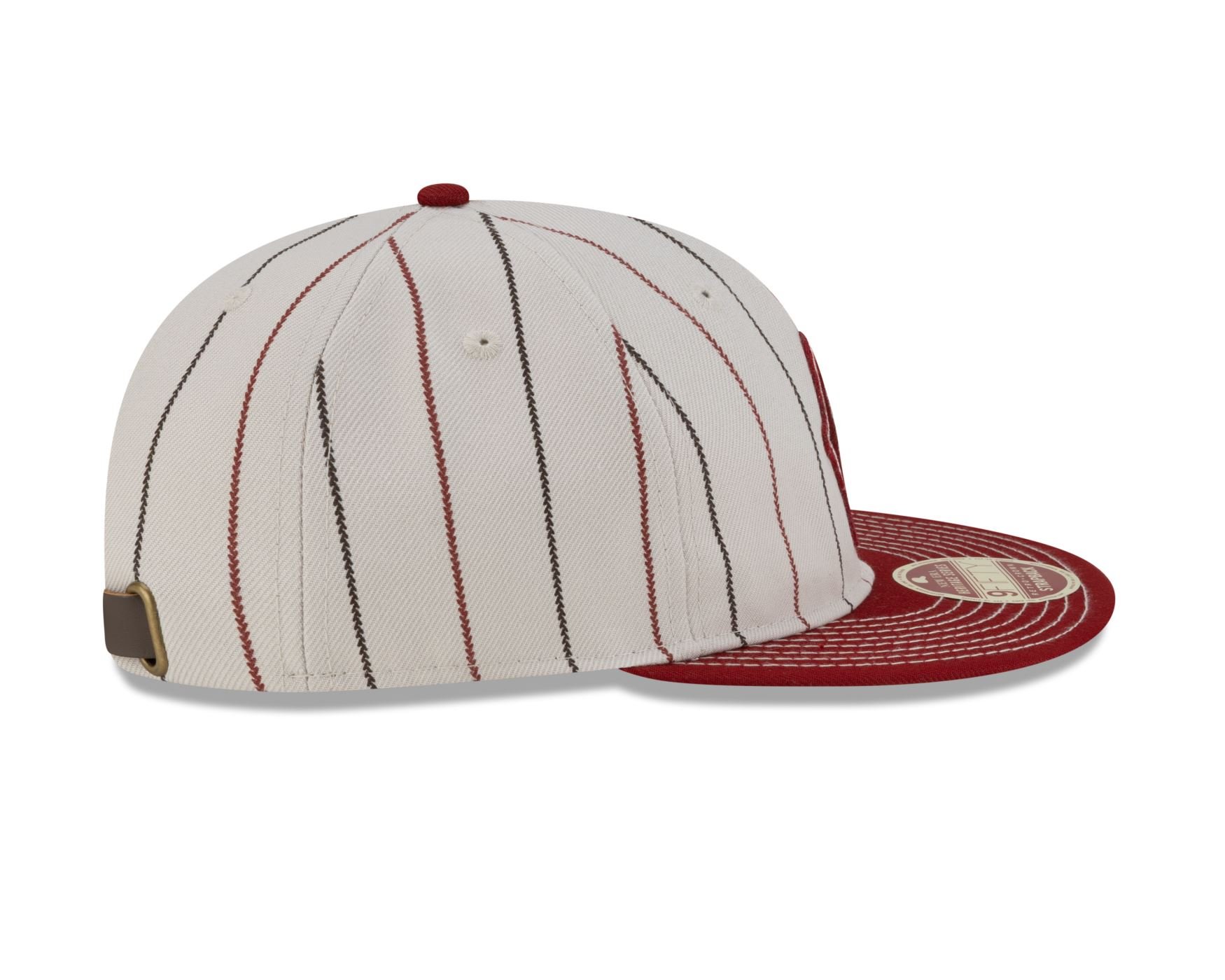 Bone New Era 9FIFTY RETRO CROWN SN California Angels MLB Off White Off White/Vermelho 4
