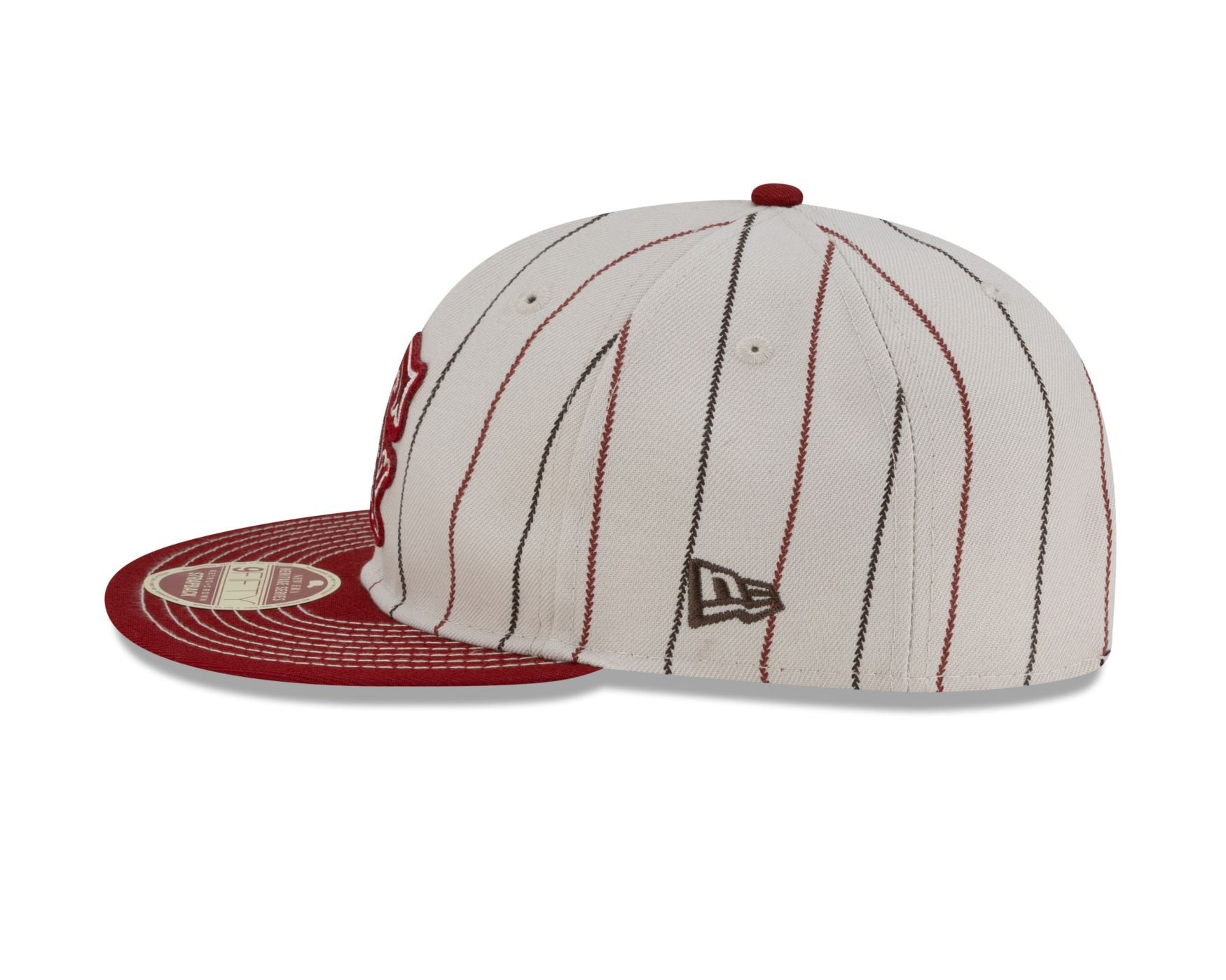 Bone New Era 9FIFTY RETRO CROWN SN California Angels MLB Off White Off White/Vermelho 7