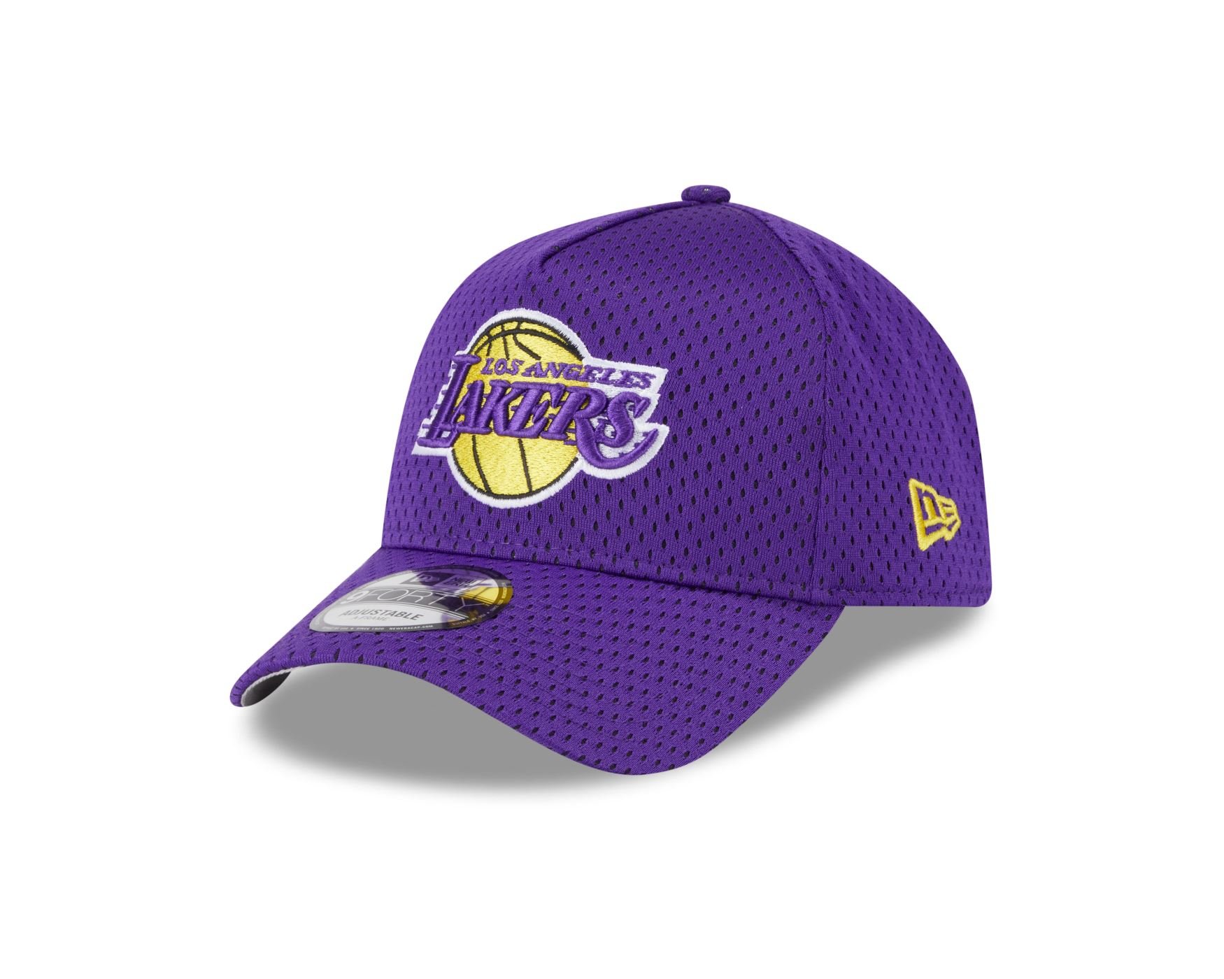 Bone New Era 9FORTY A-FRAME SNAPBACK Los Angeles Lakers NBA Roxo
