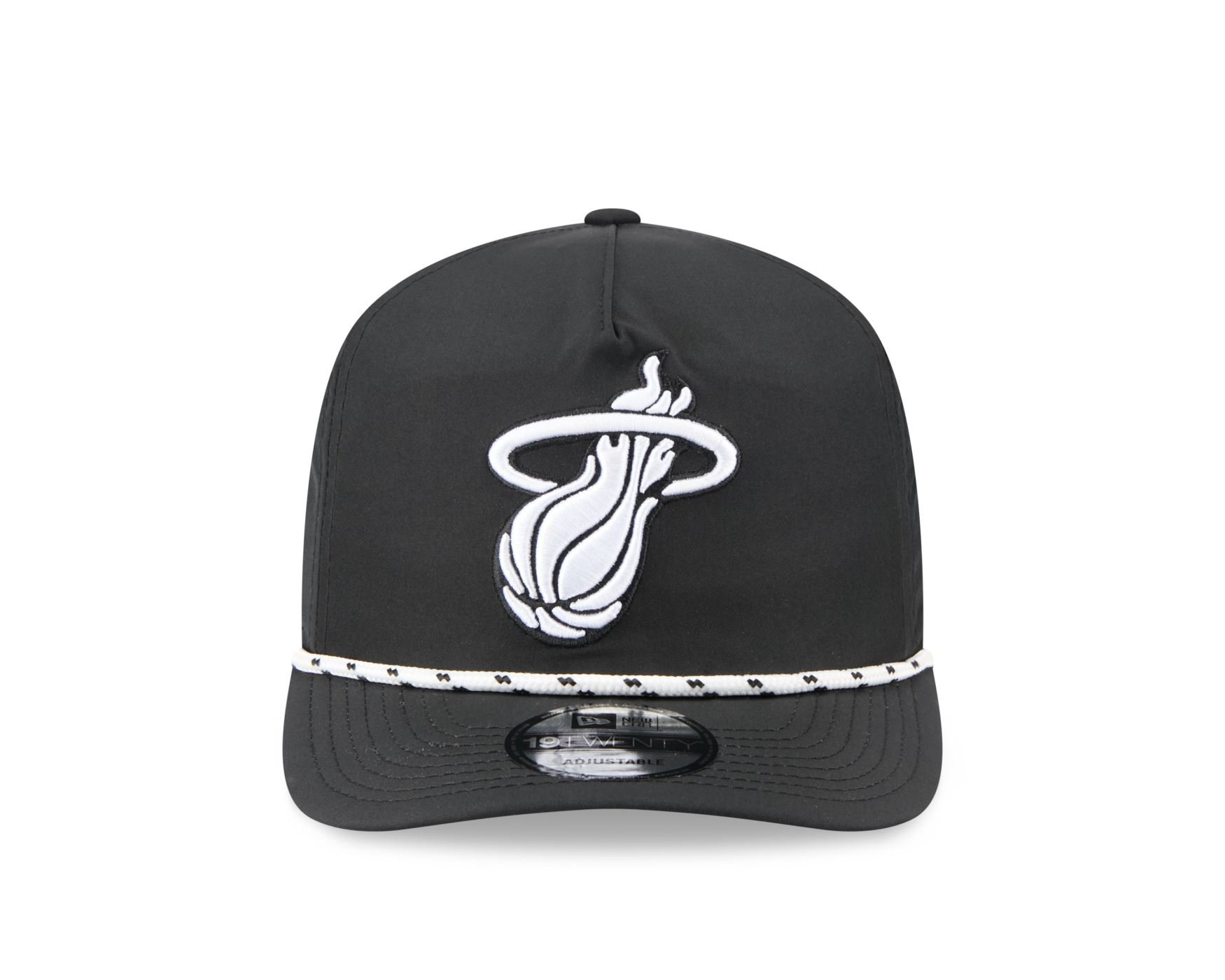 Bone New Era 19TWENTY Miami Heat NBA Preto Preto 2