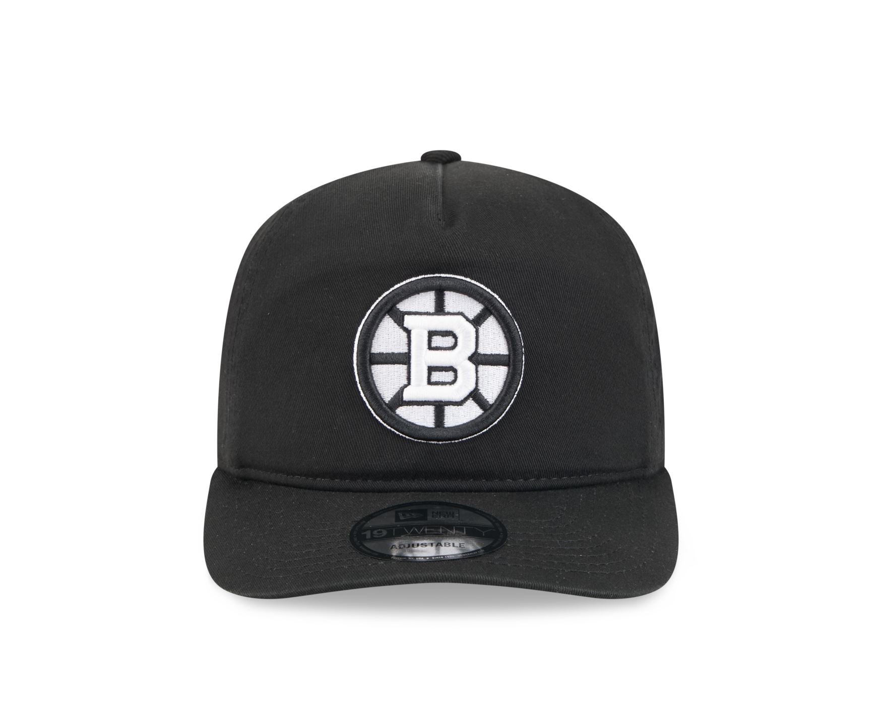 Bone New Era 19TWENTY Boston Bruins NHL Preto Preto 2