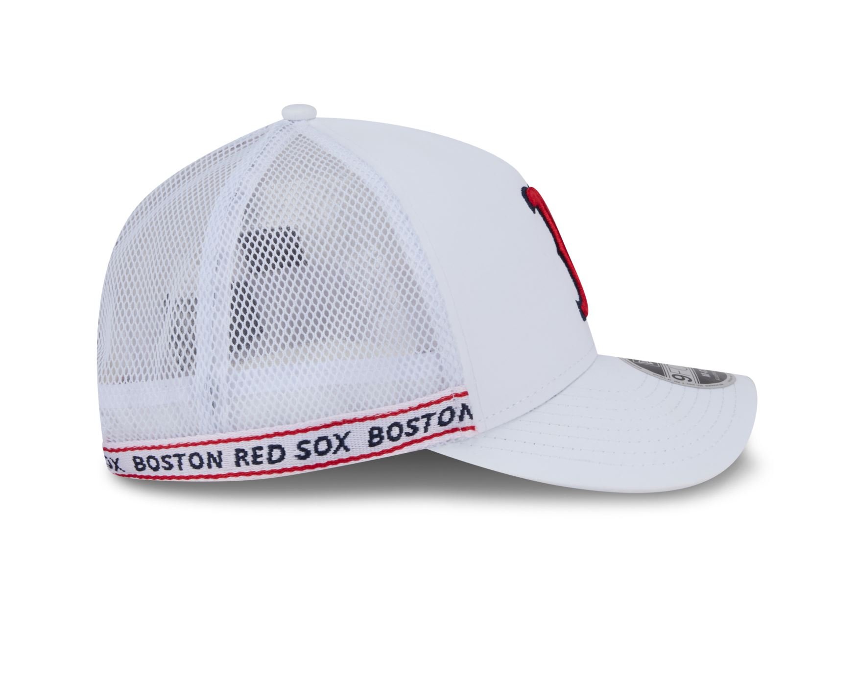 Bone New Era 9FORTY M-CROWN Boston Red Sox MLB Marinho Branco 4