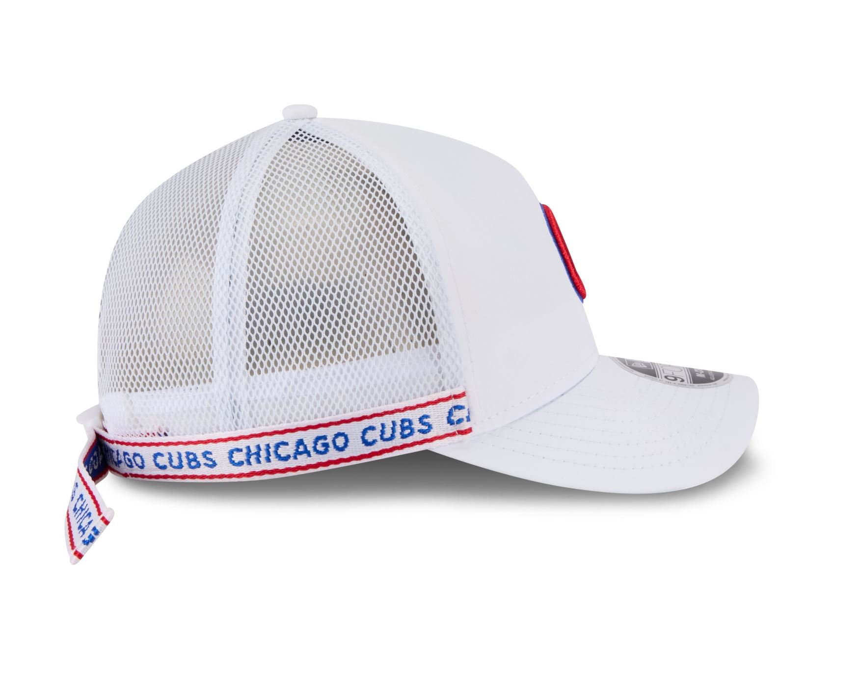 Bone New Era 9FORTY M-CROWN Chicago Cubs MLB Azul Branco 4