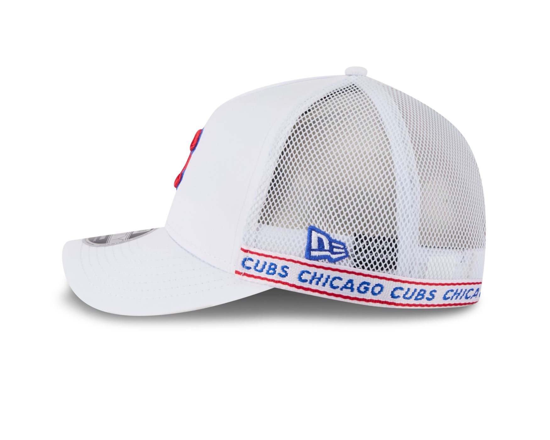 Bone New Era 9FORTY M-CROWN Chicago Cubs MLB Azul Branco 7