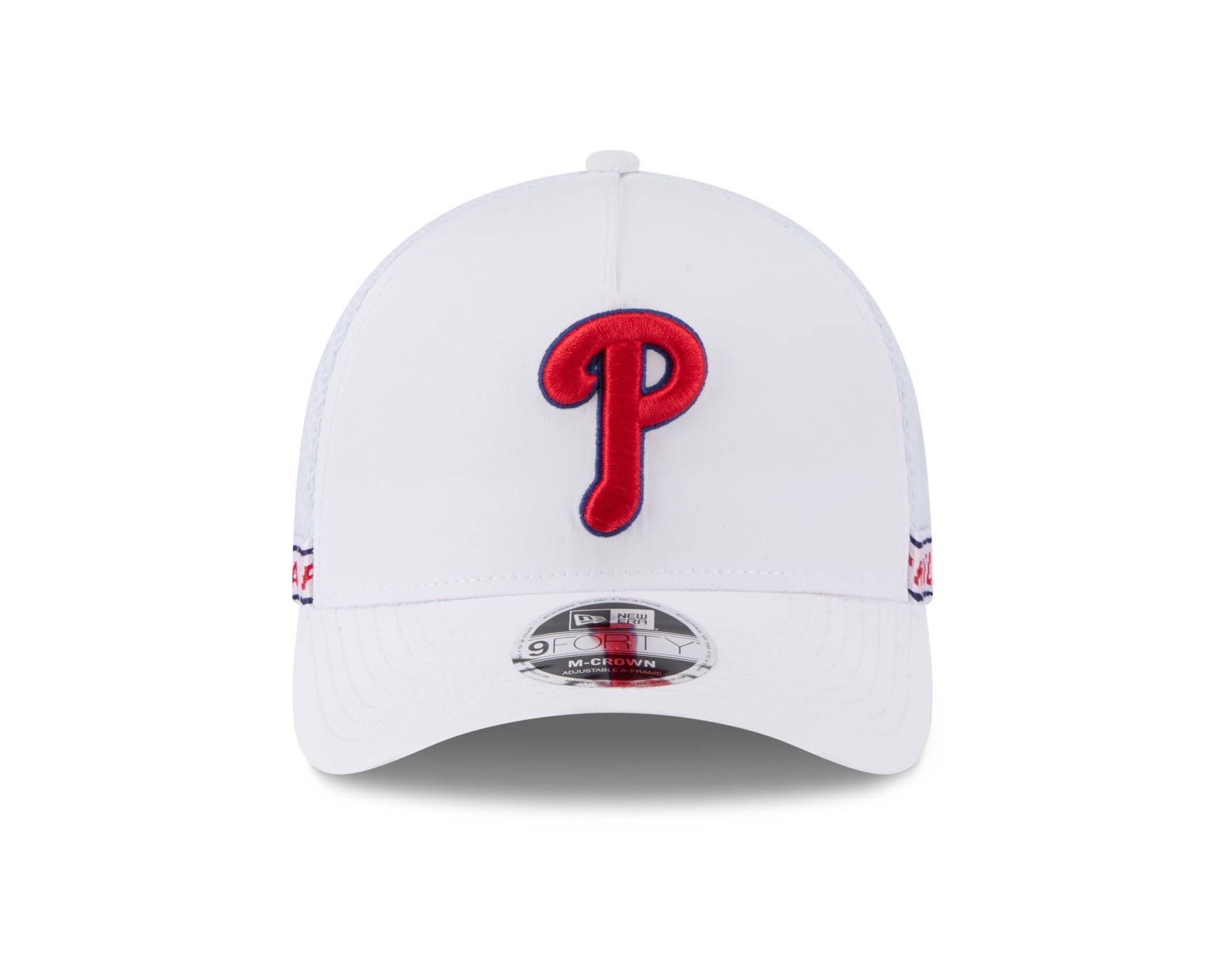Bone New Era 9FORTY M-CROWN Philadelphia Phillies MLB Vermelho Branco 2