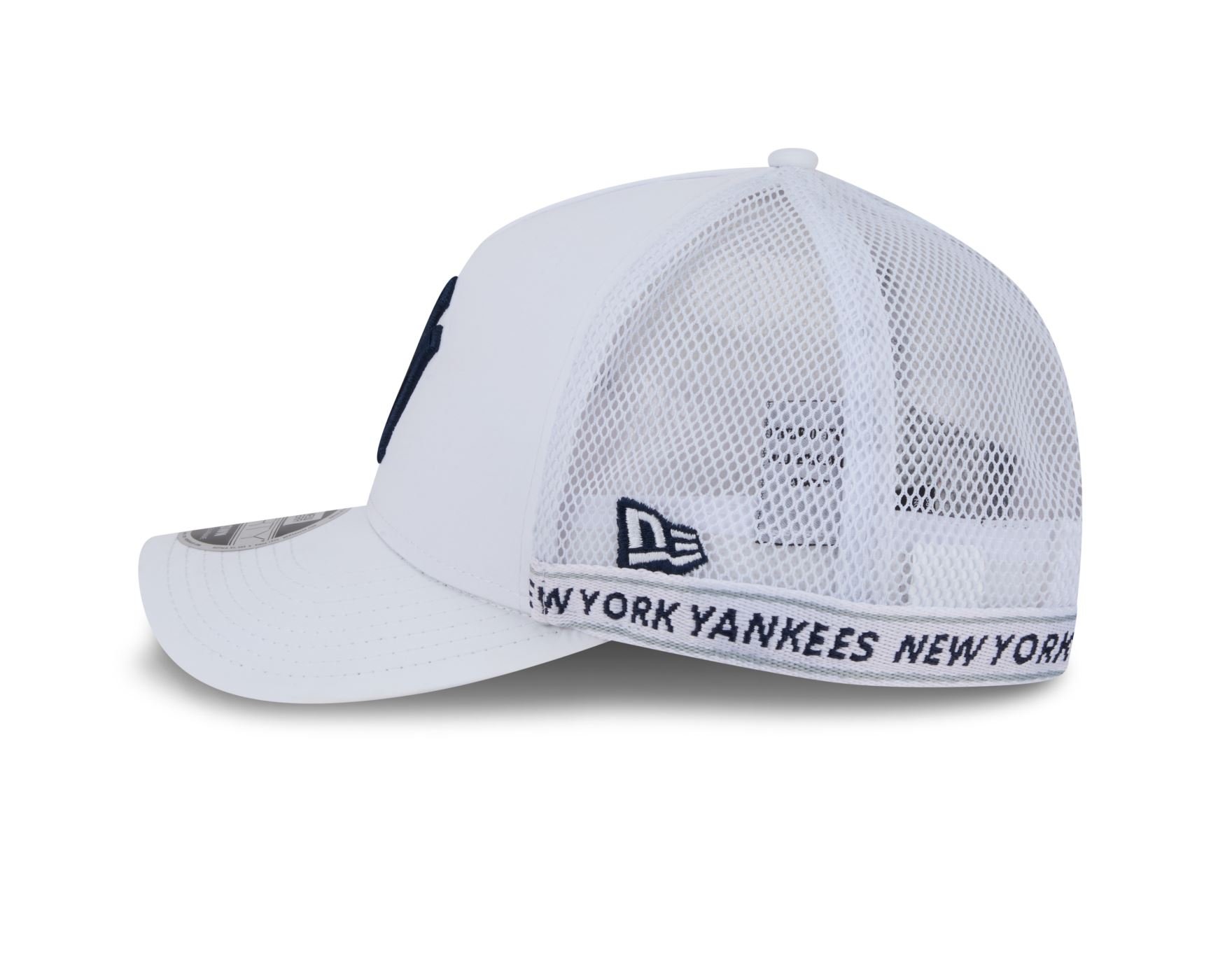 Bone New Era 9FORTY M-CROWN New York Yankees MLB Marinho Branco 7