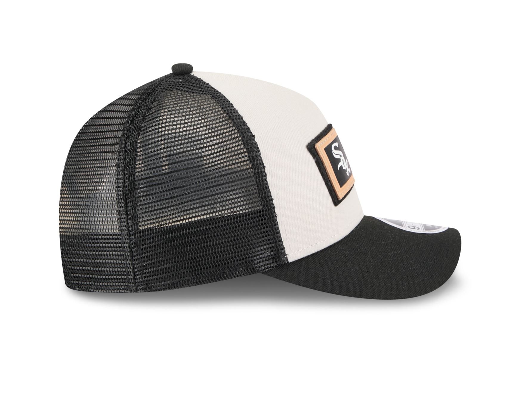 Bone New Era 9FORTY M-CROWN Chicago White Sox MLB Preto Branco/Preto 4