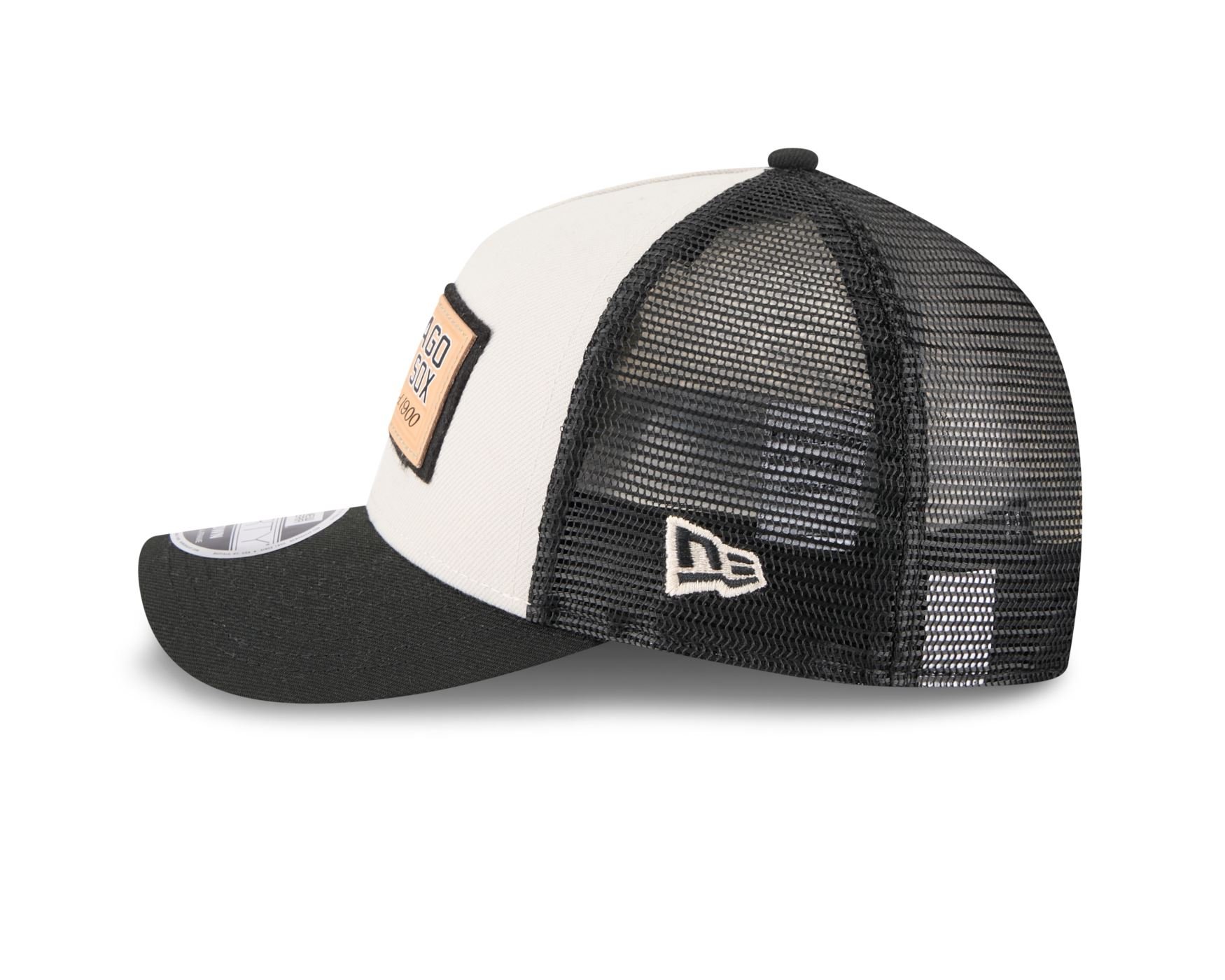 Bone New Era 9FORTY M-CROWN Chicago White Sox MLB Preto Branco/Preto 7