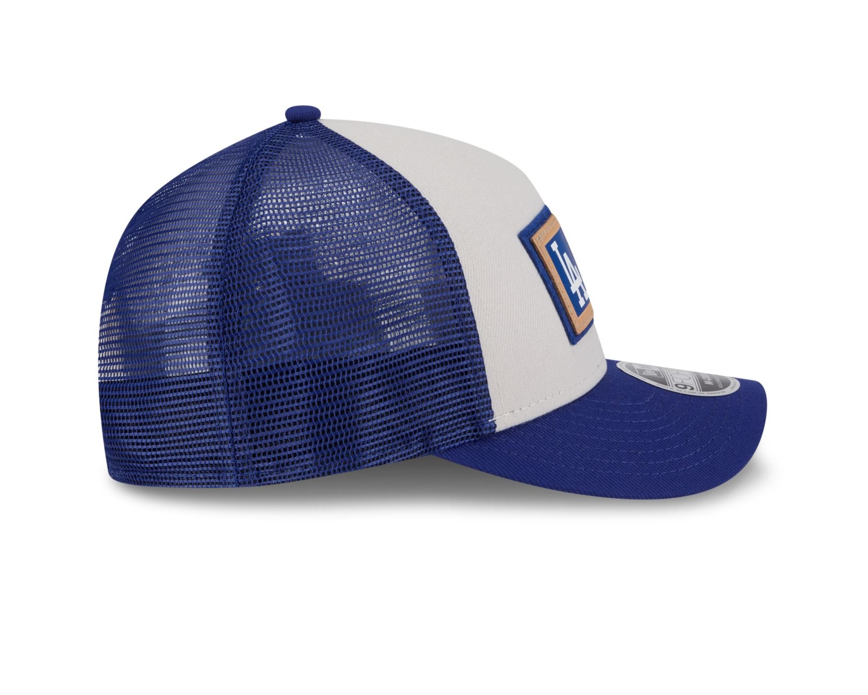 Bone New Era 9FORTY M-CROWN Los Angeles Dodgers MLB Azul Branco/Azul 4