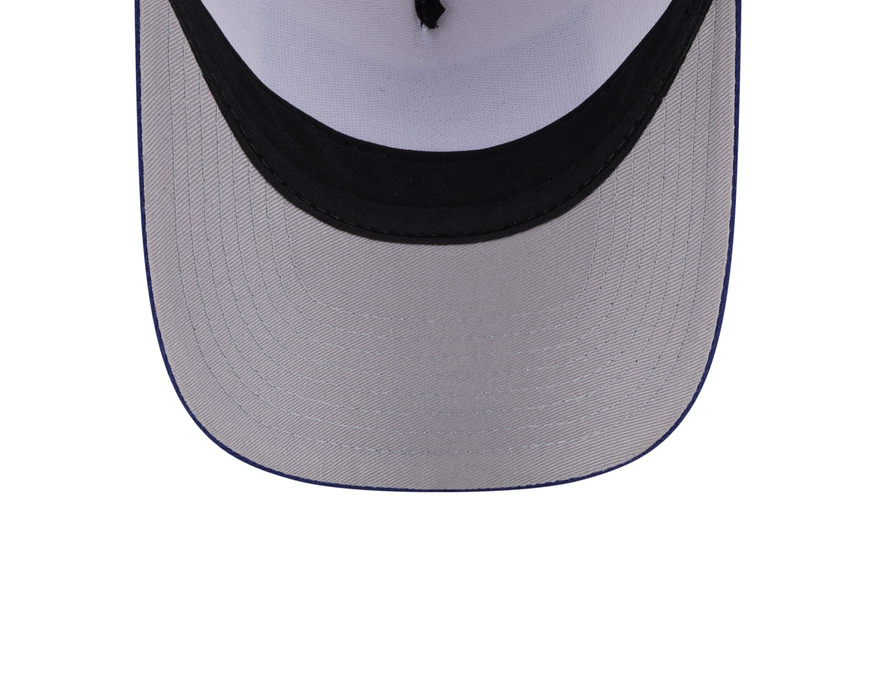 Bone New Era 9FORTY M-CROWN Los Angeles Dodgers MLB Azul Branco/Azul 6