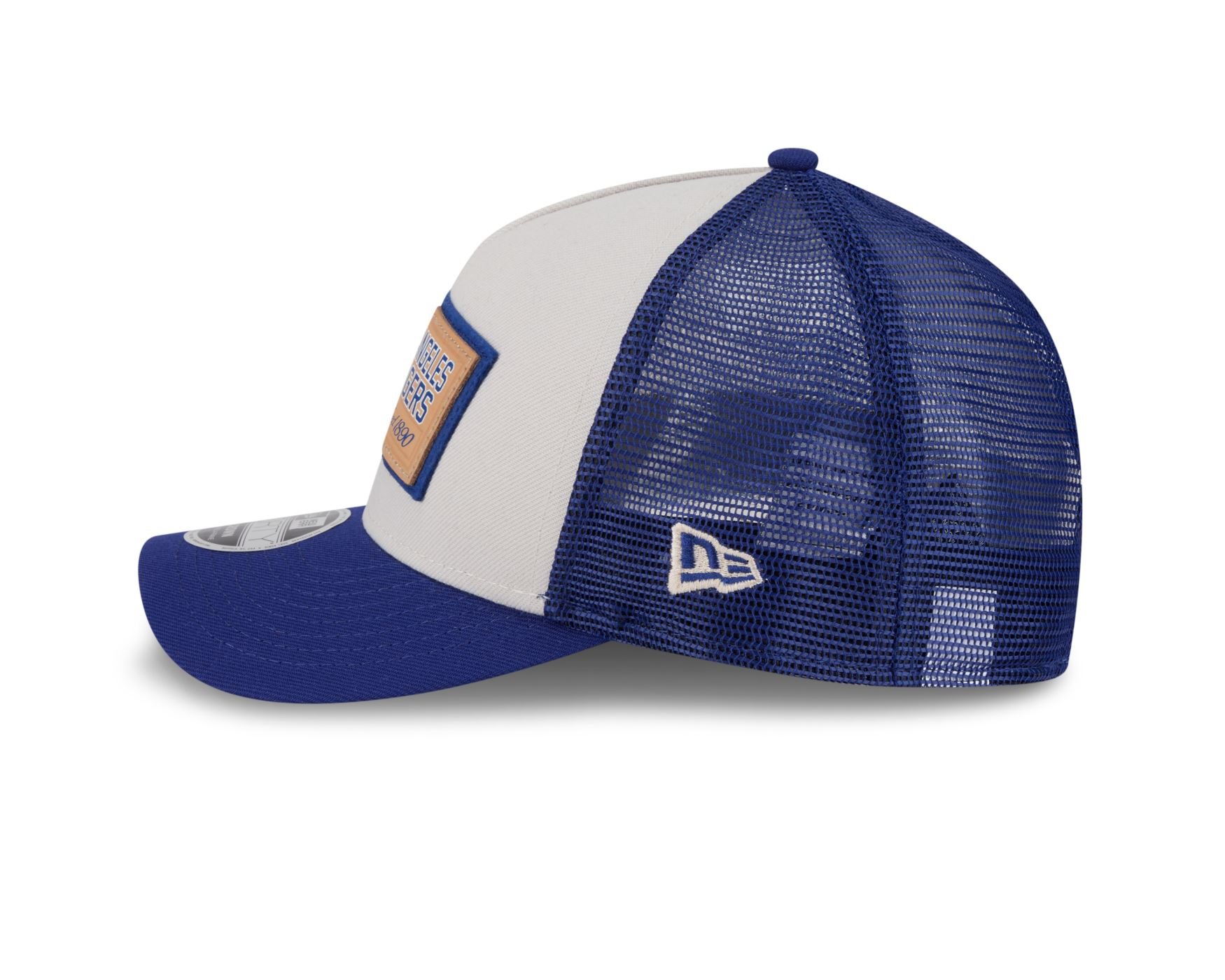 Bone New Era 9FORTY M-CROWN Los Angeles Dodgers MLB Azul Branco/Azul 7