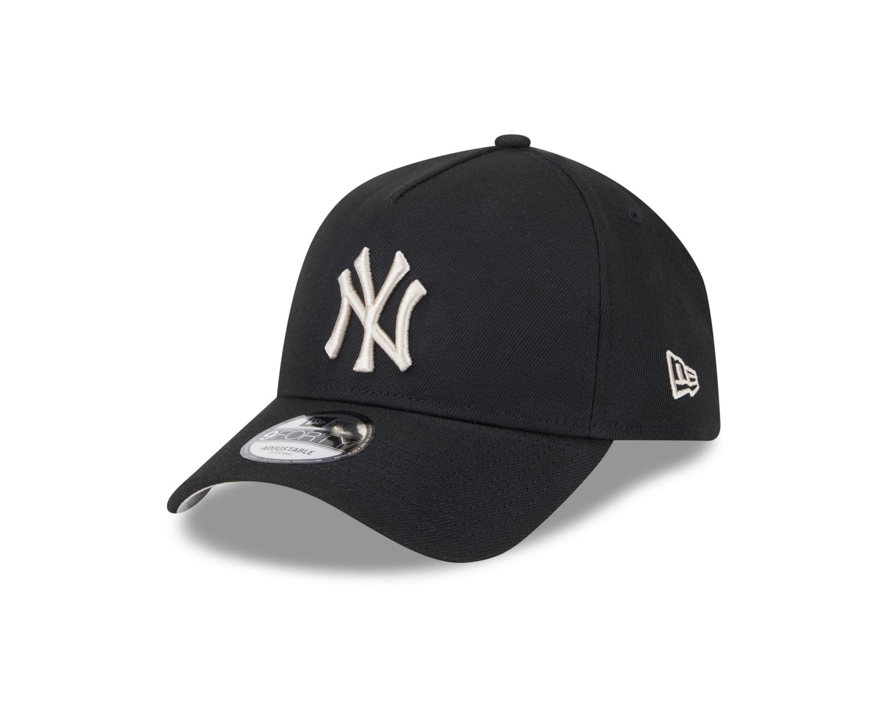 Bone New Era 9FORTY A-FRAME SNAPBACK New York Yankees MLB Preto