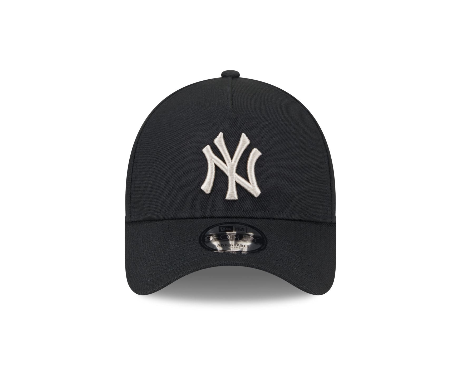 Bone New Era 9FORTY A-FRAME SNAPBACK New York Yankees MLB Preto Preto 2