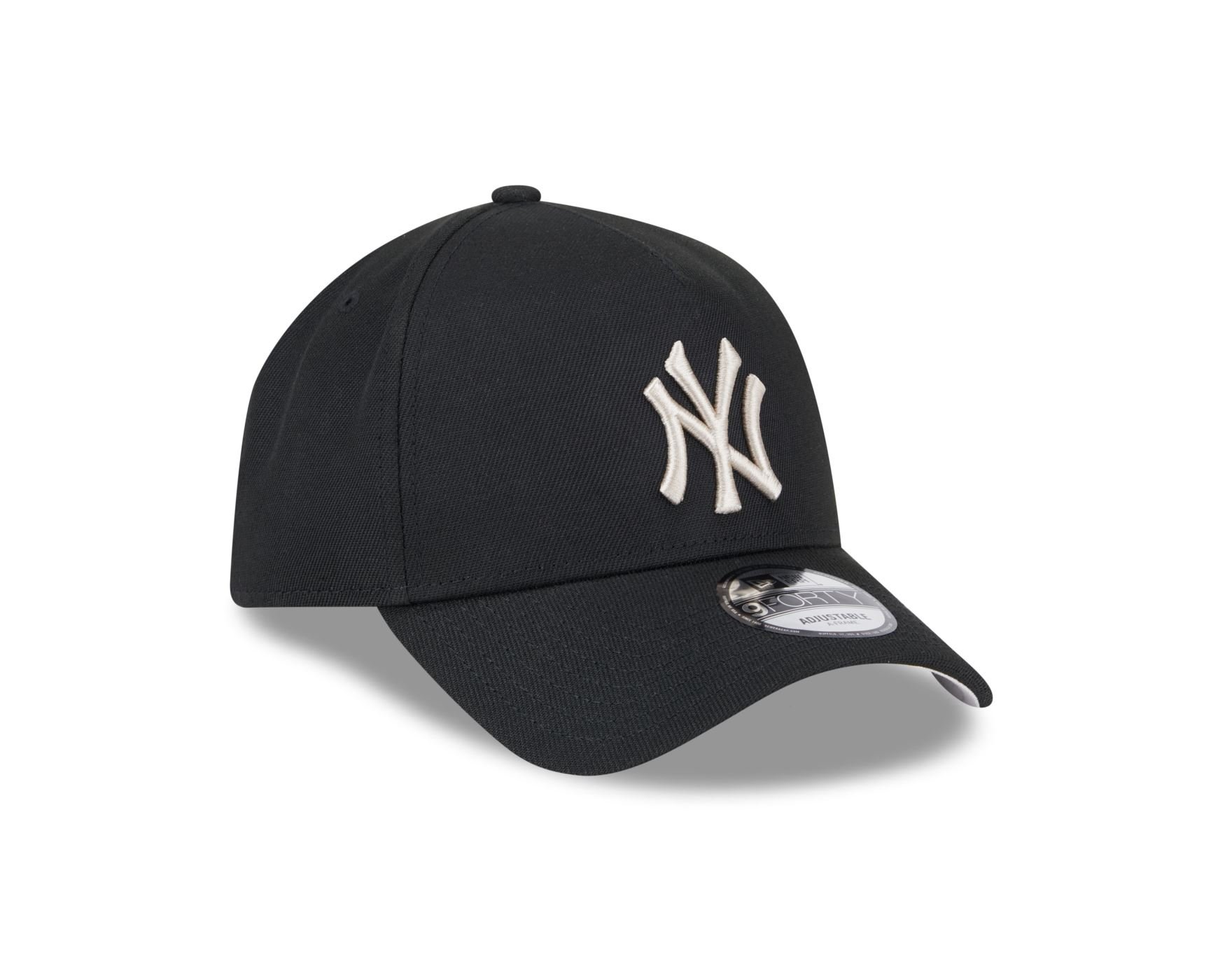 Bone New Era 9FORTY A-FRAME SNAPBACK New York Yankees MLB Preto Preto 3