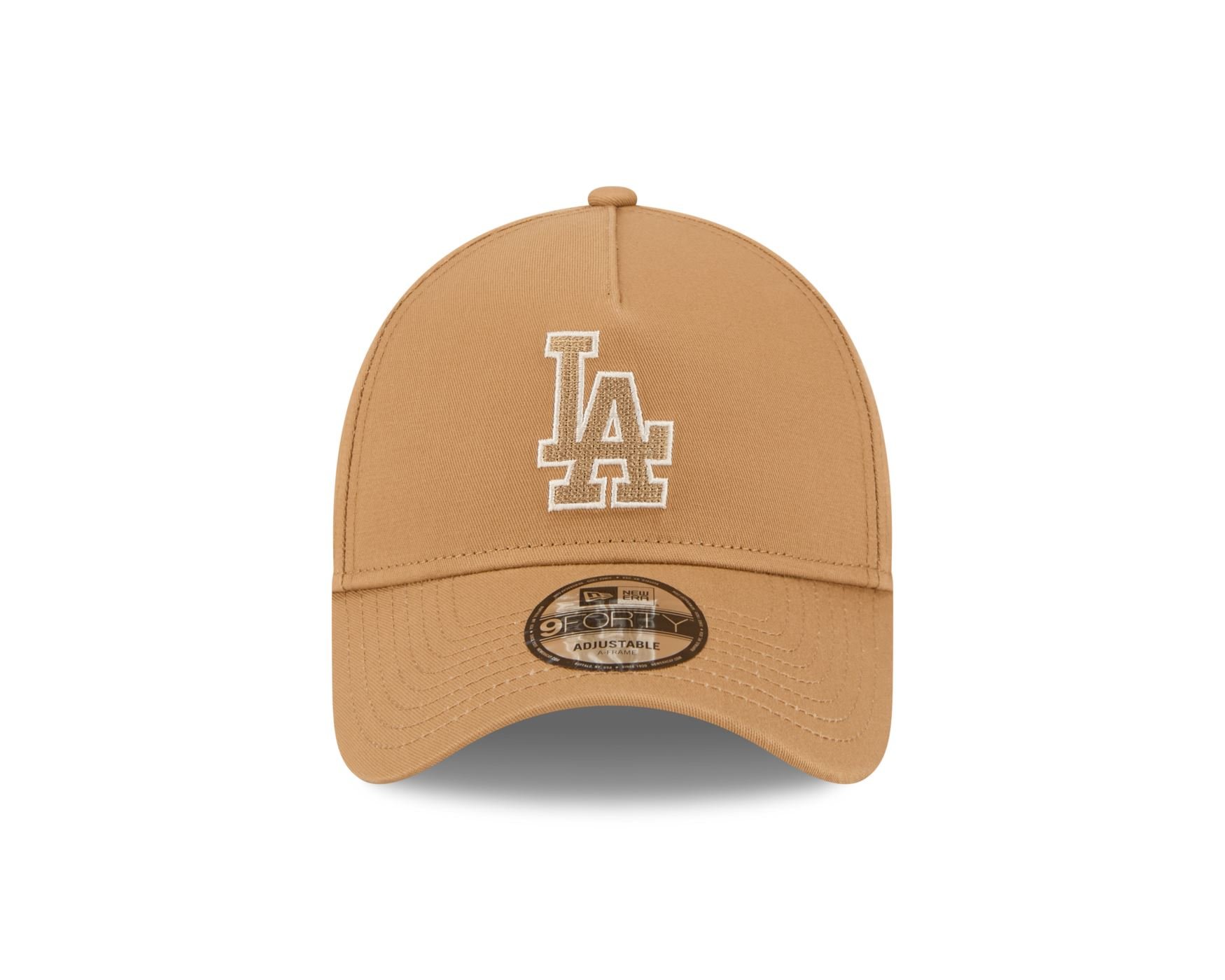 Bone New Era 9FORTY A-FRAME SNAPBACK Los Angeles Dodgers MLB Off White Bege 2