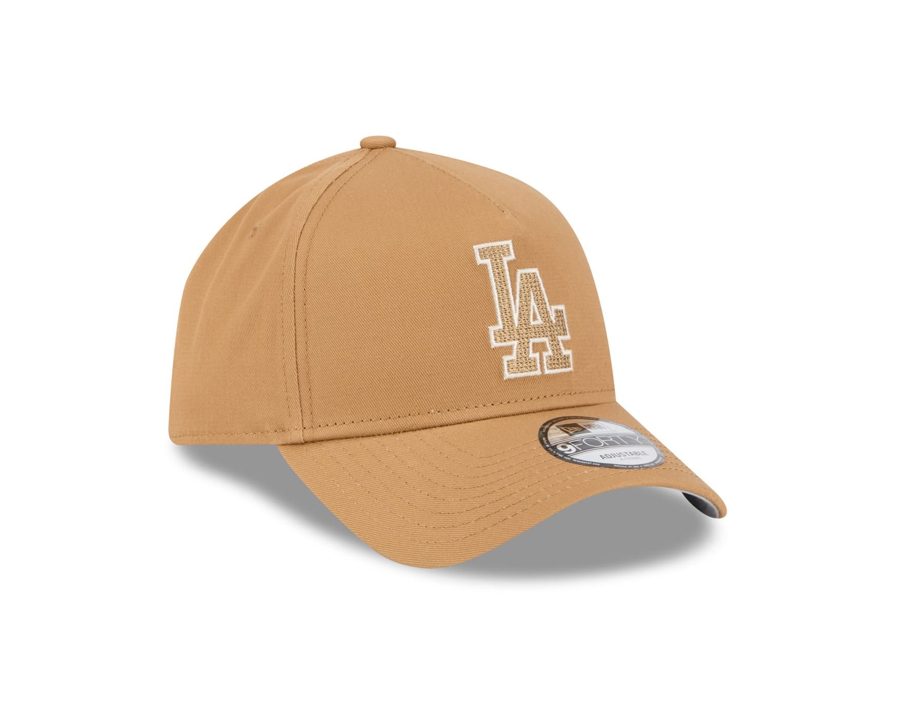Bone New Era 9FORTY A-FRAME SNAPBACK Los Angeles Dodgers MLB Off White Bege 3