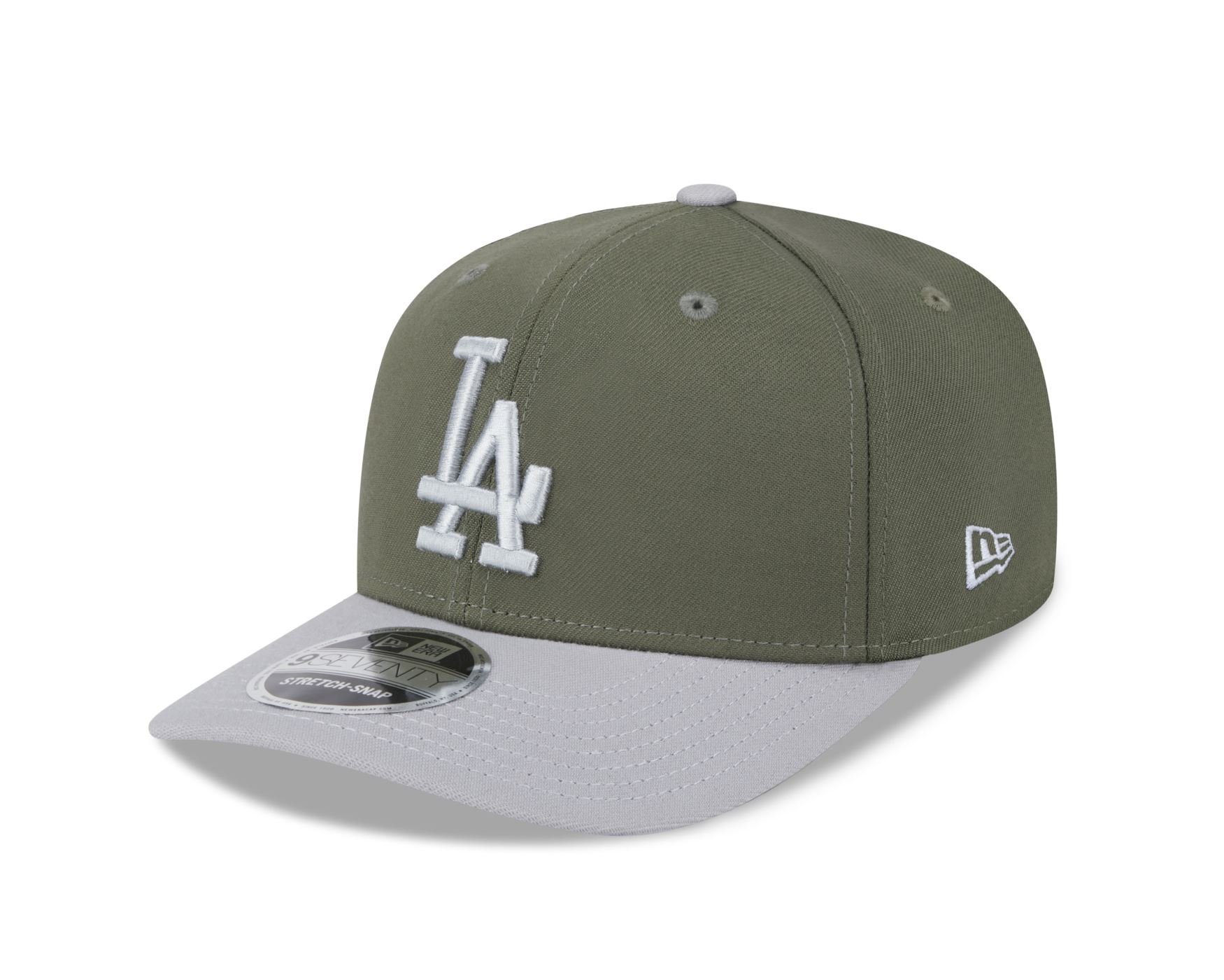 Bone New Era 9SEVENTY STRETCH SNAP Los Angeles Dodgers MLB Verde