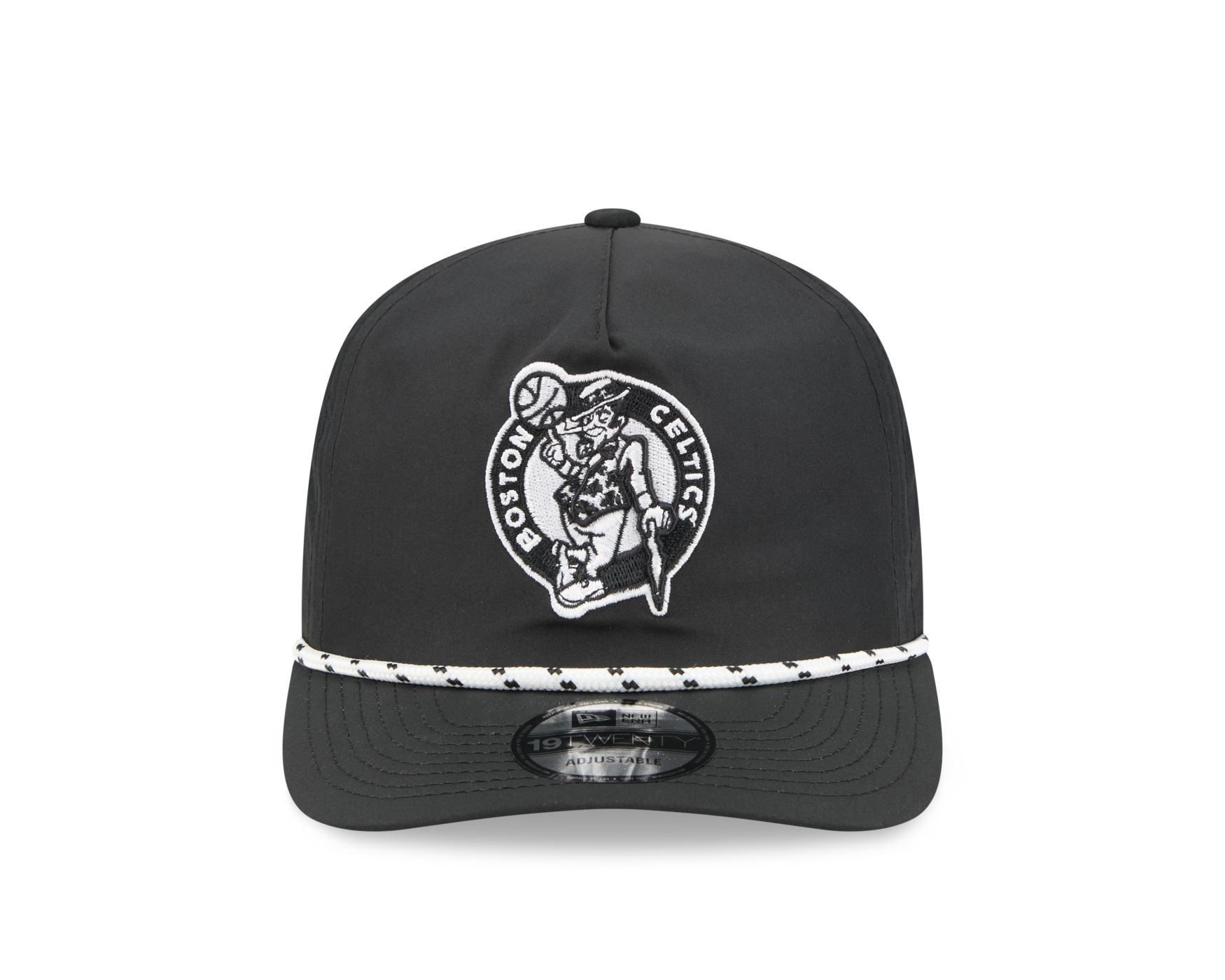 Bone New Era 19TWENTY Boston Celtics NBA Preto Preto 2