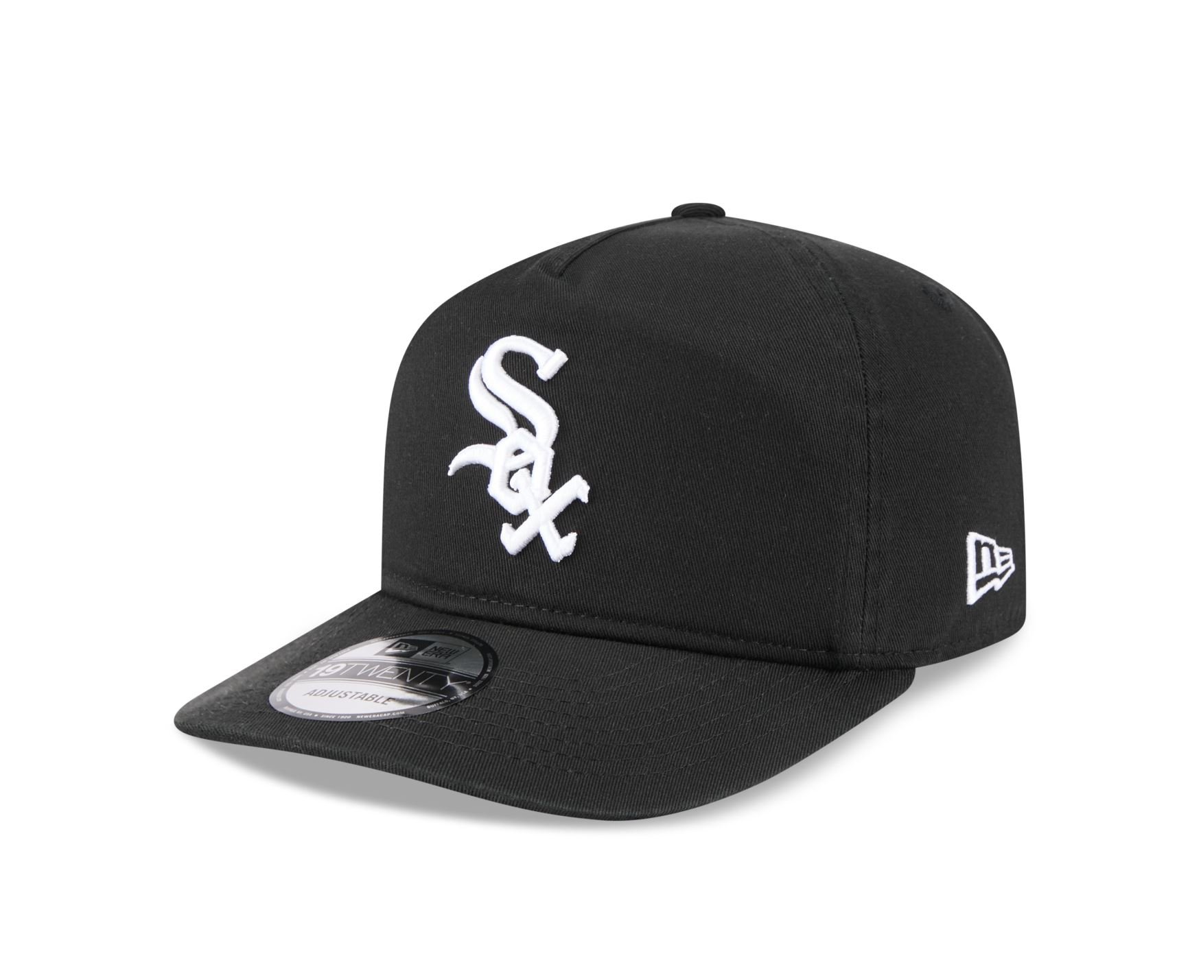 Bone New Era 19TWENTY Chicago White Sox MLB Preto Preto 4