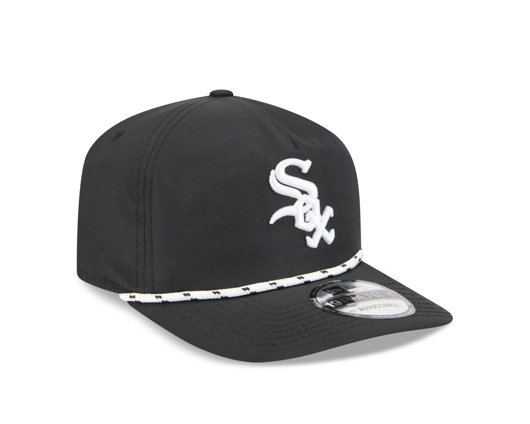 Bone New Era 19TWENTY Chicago White Sox MLB Preto Preto 3