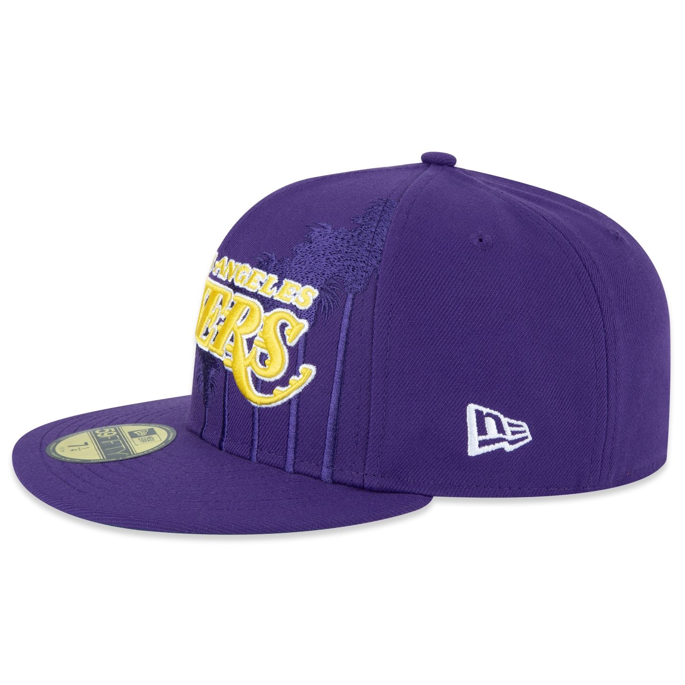 Bone New Era  59FIFTY Los Angeles Lakers NBA Roxo Roxo 4