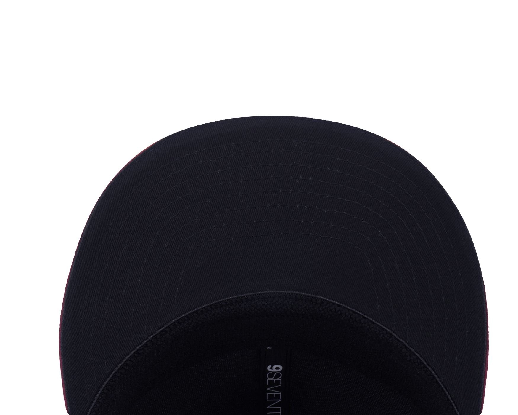 Bone New Era 9SEVENTY Strtch Snap Miami Heat NBA Preto Preto 4