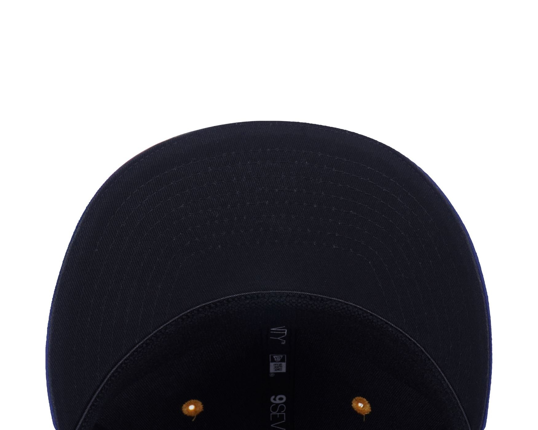 Bone New Era 9SEVENTY STRETCH SNAP Los Angeles Lakers NBA Preto Preto 4