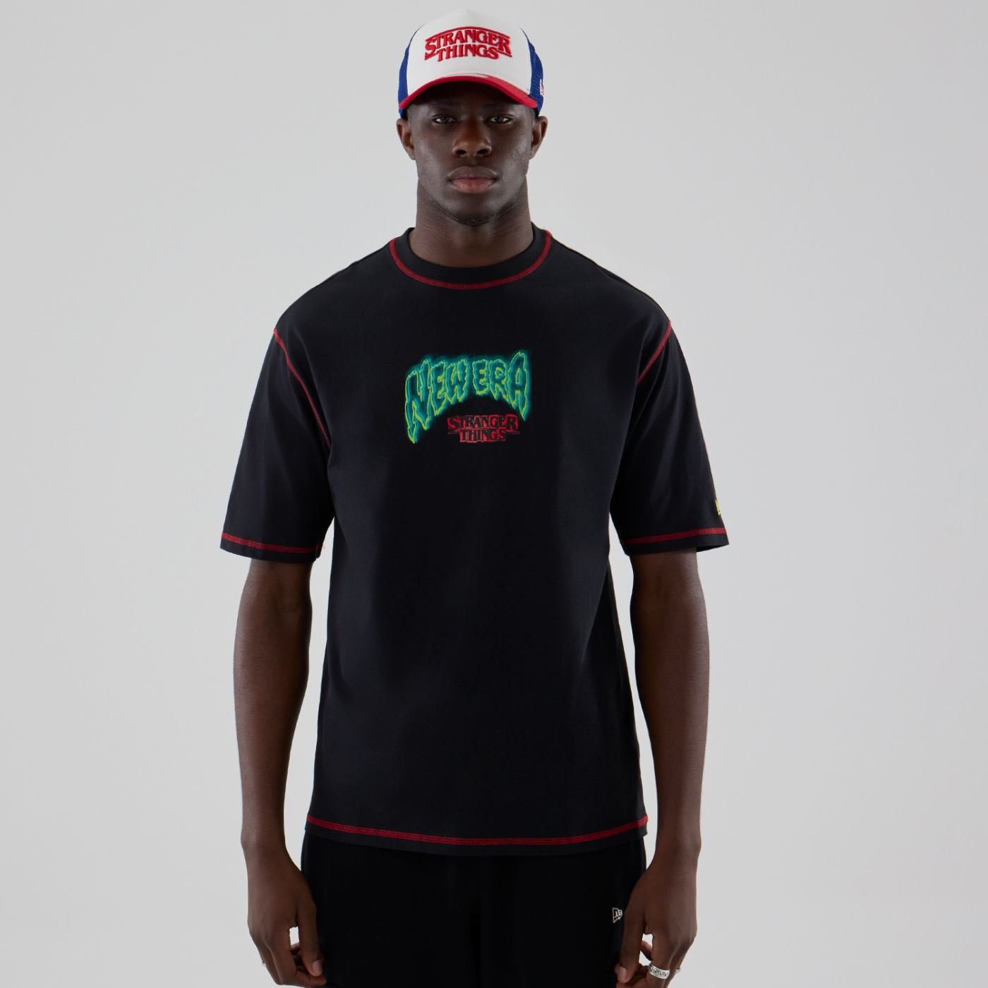 Camiseta New Era Regular Stranger Things NEW ERA Preto