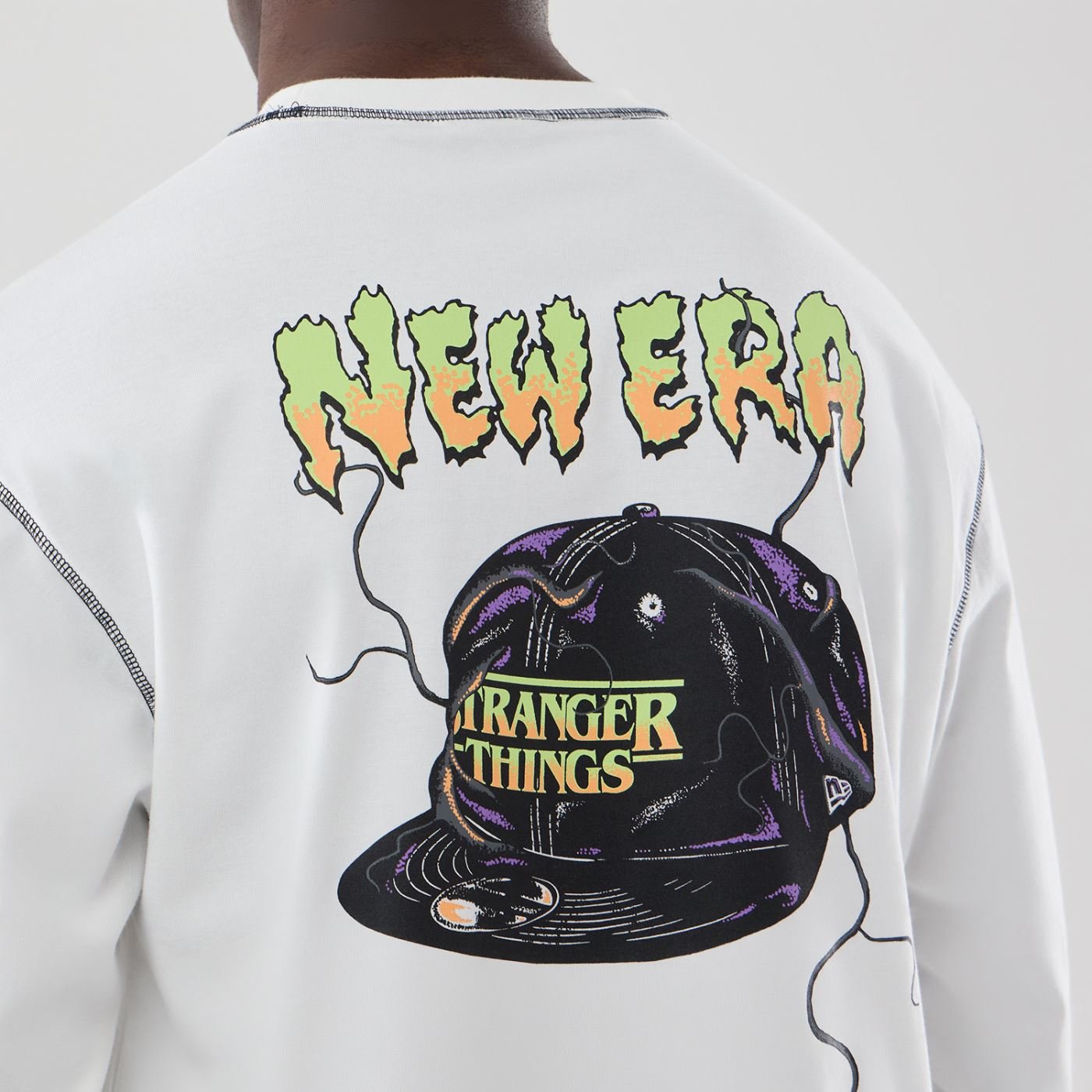 Camiseta New Era Stranger Things NEW ERA Branco Branco 6