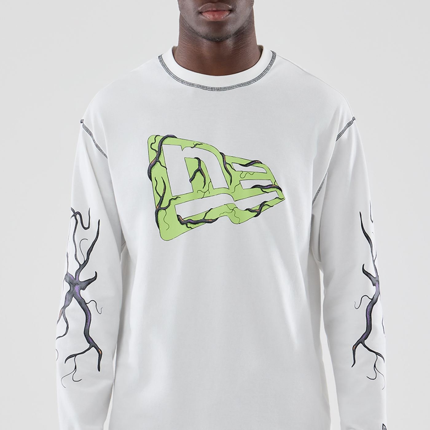 Camiseta New Era Stranger Things NEW ERA Branco Branco 2