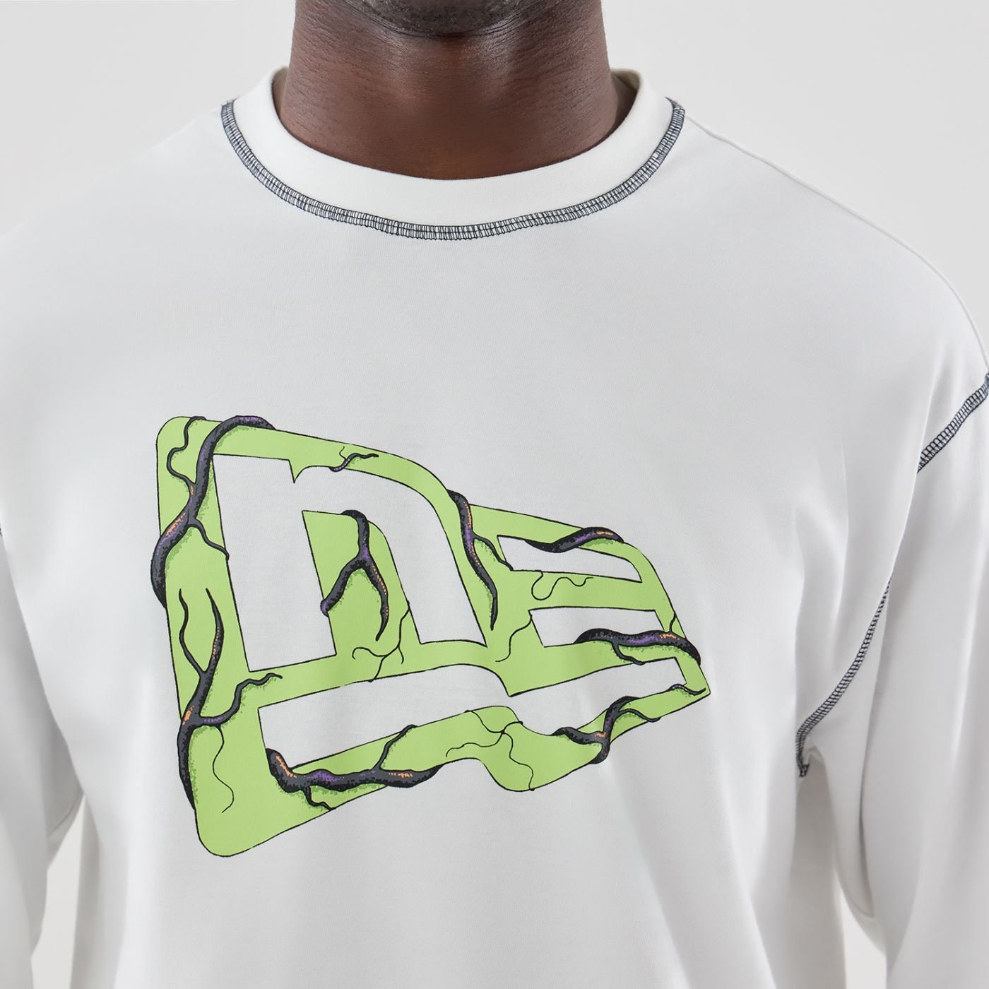 Camiseta New Era Stranger Things NEW ERA Branco Branco 3