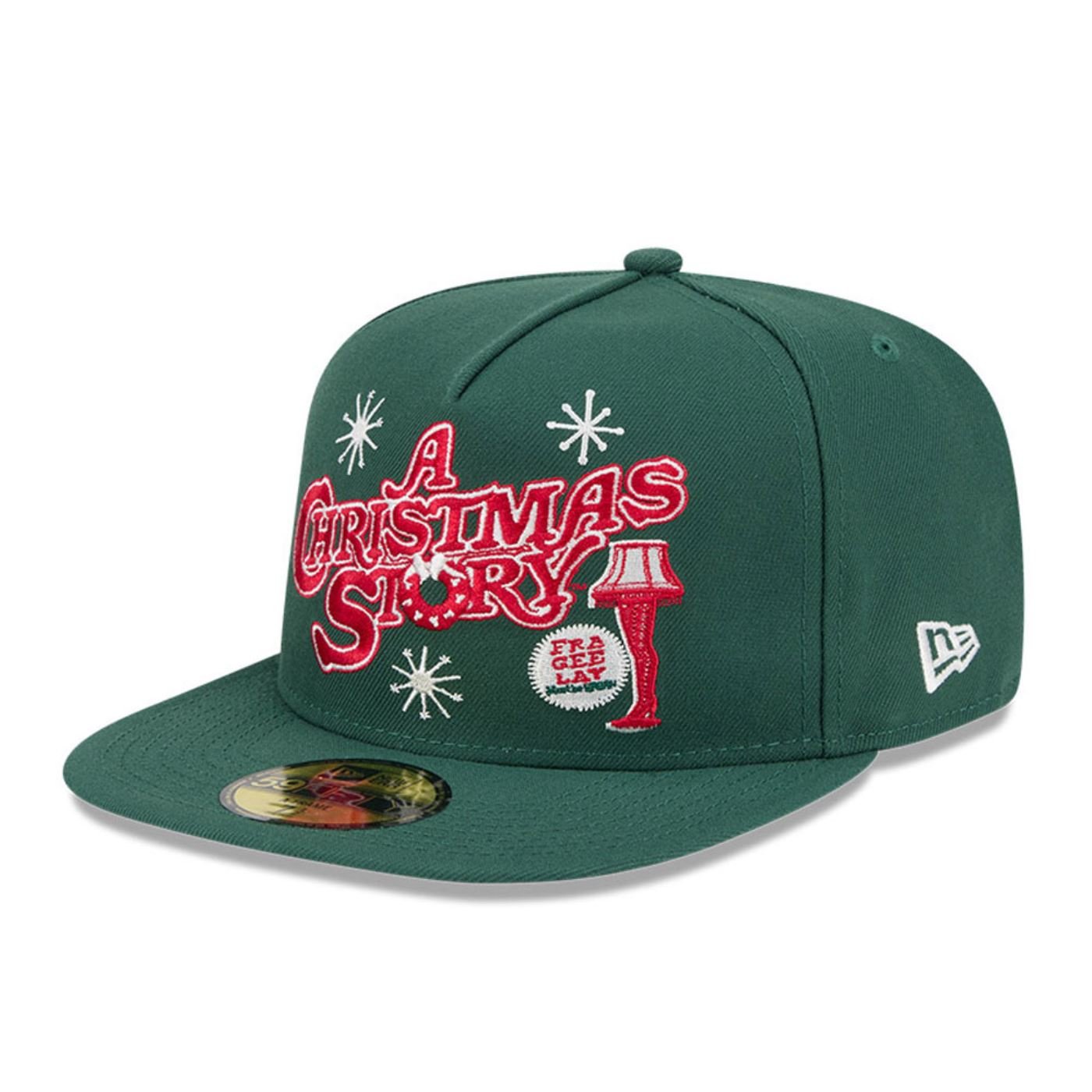 Bone New Era 59FIFTY A-FRAME Christmas Generic Logo NEW ERA Verde